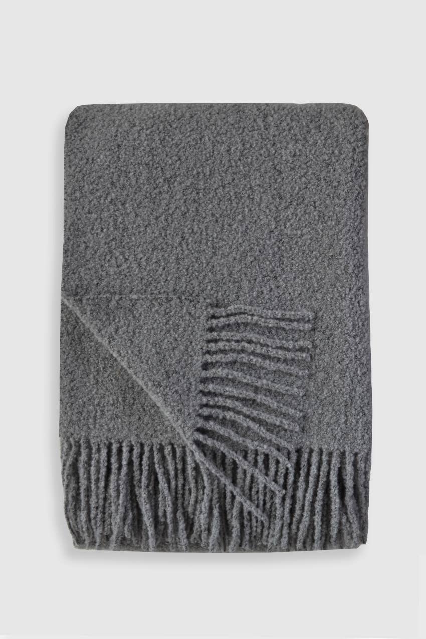 Baldwin Wool Boucle Throw