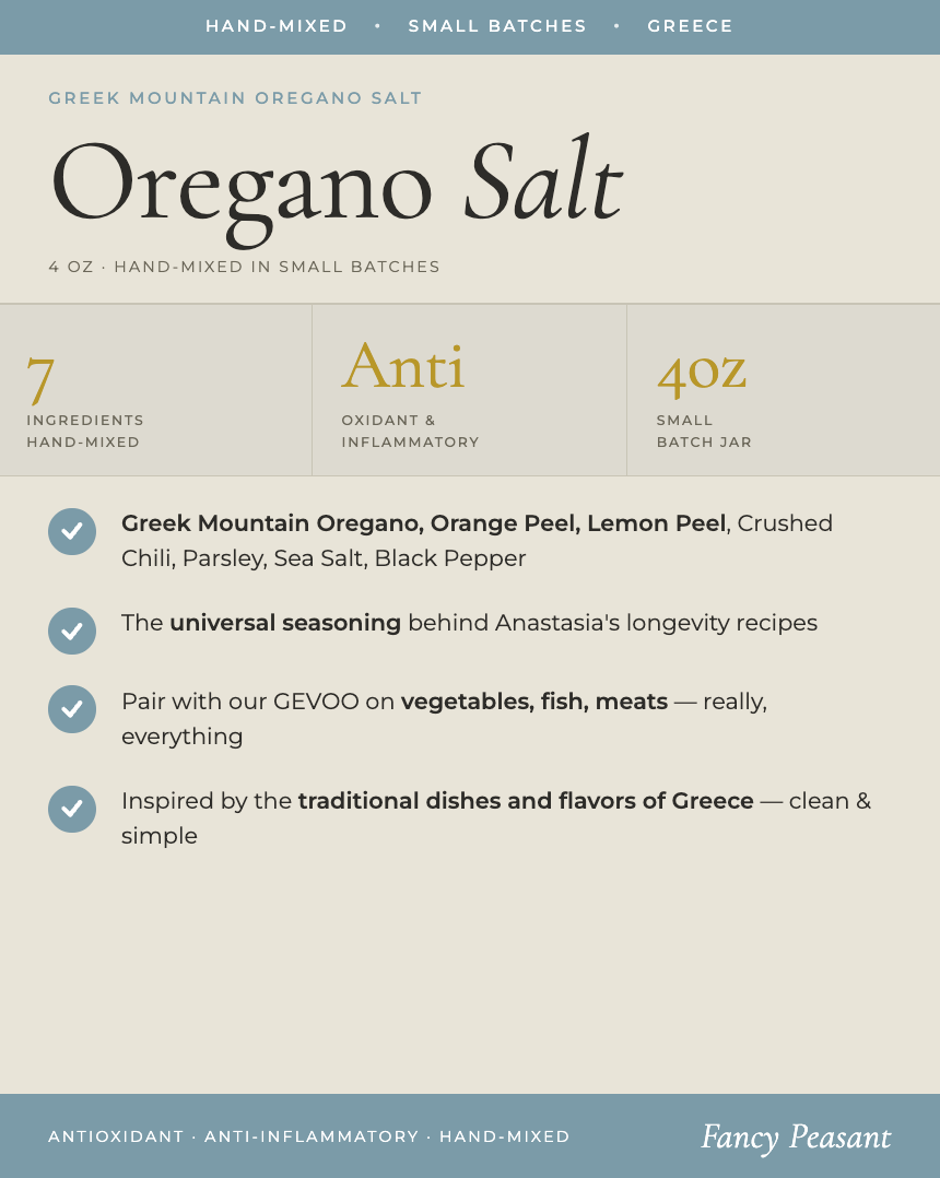 Greek Mountain Oregano Salt