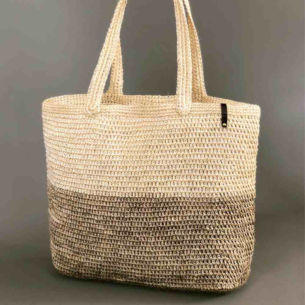 Tote Bag Natural Handmade, Beach Bag