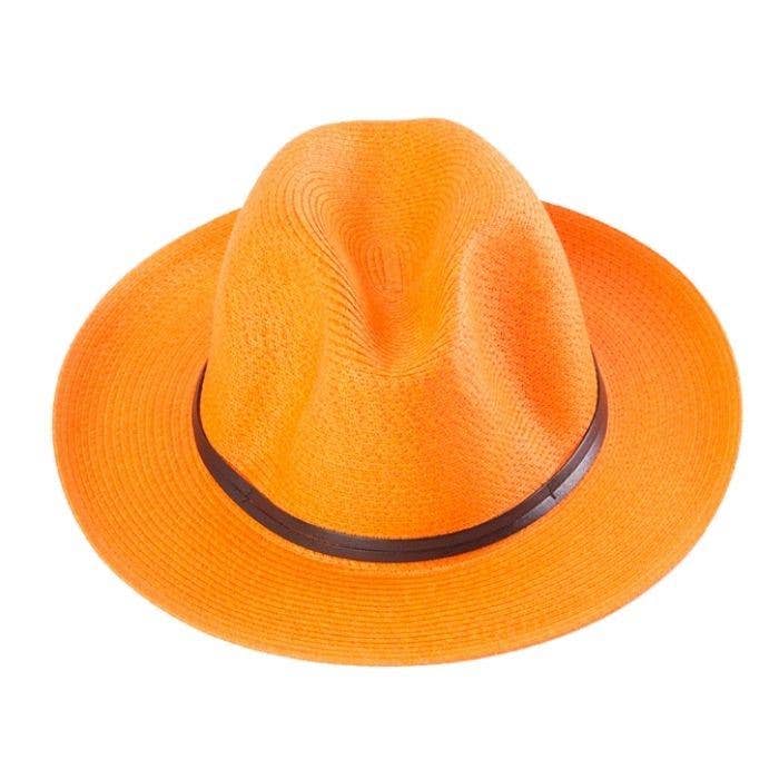 LEATHER TIE PAPER HAT