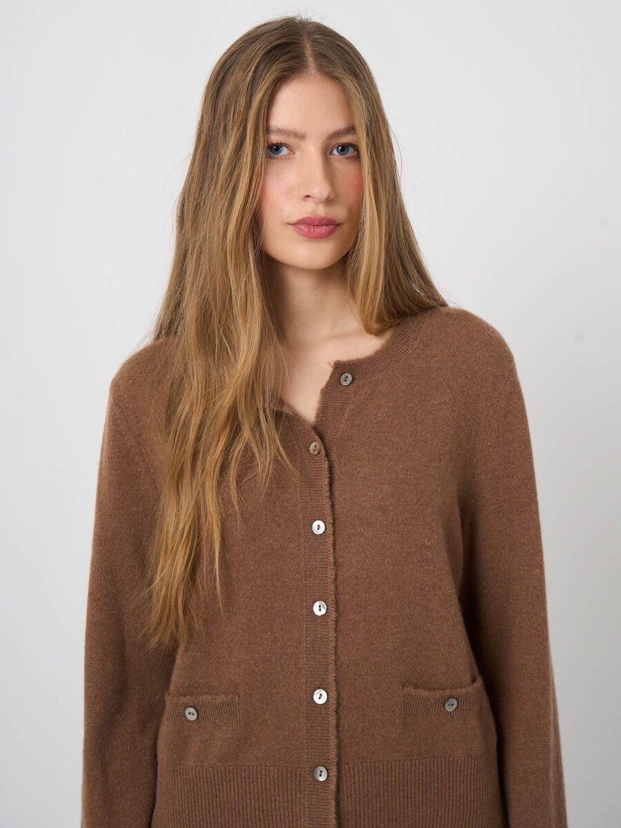 Organic Cashmere Cardigan