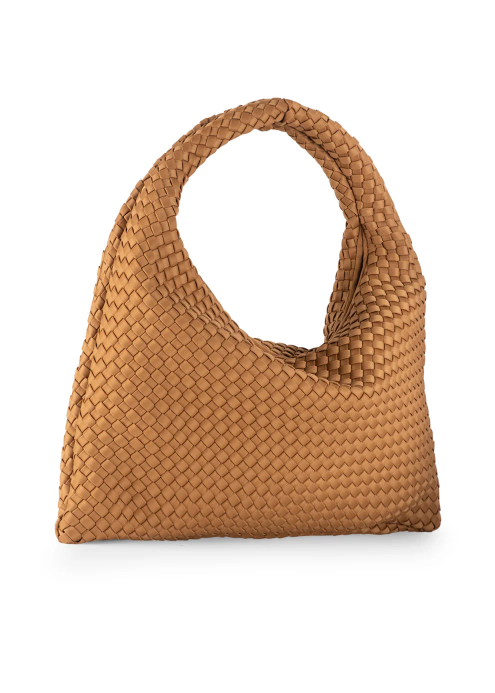 Woven hobo bag large