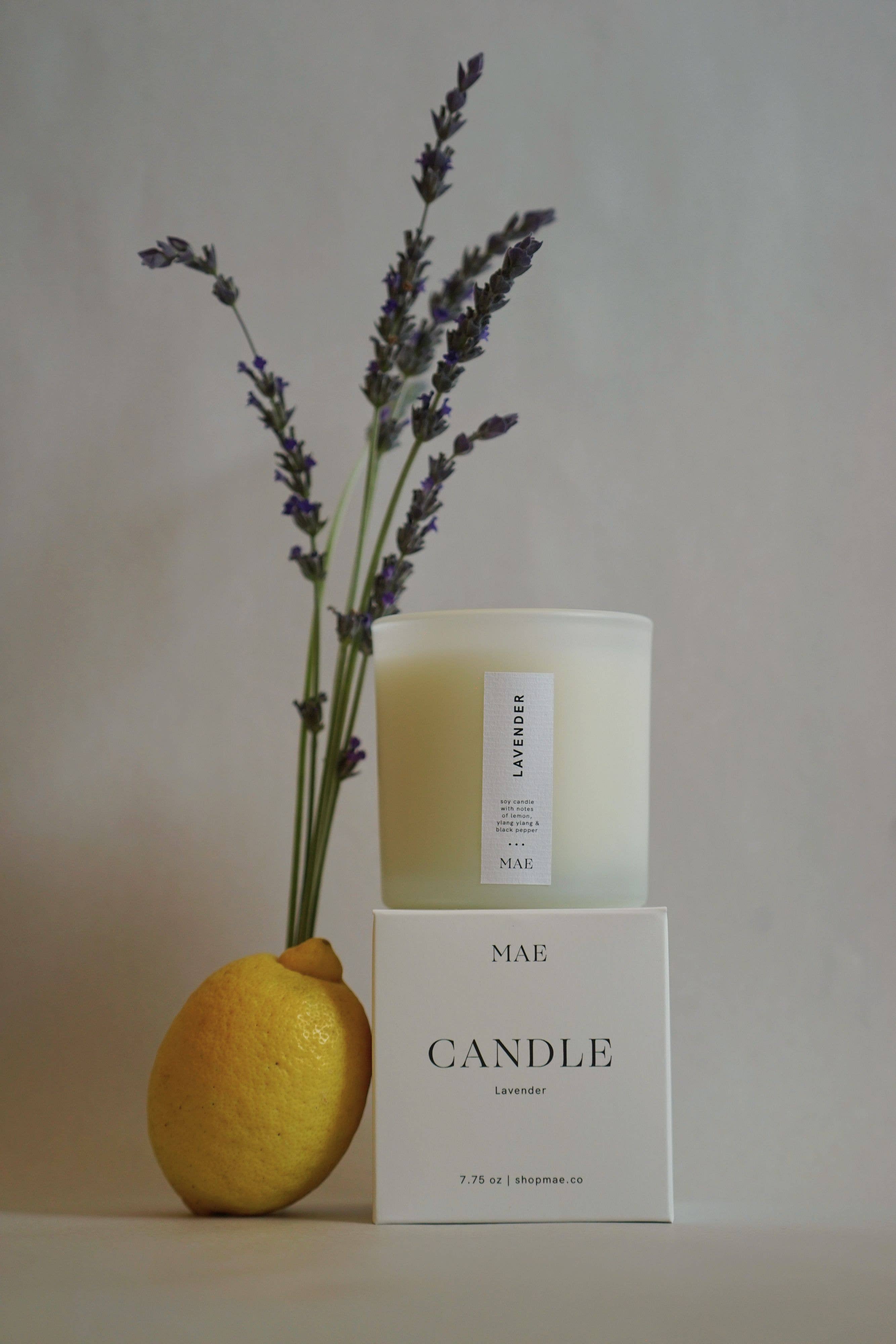 Lavender Candle - 100% Soy and Essential Oils (Hand Poured)