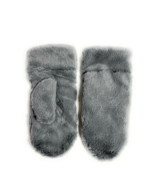Faux Fur Mittens