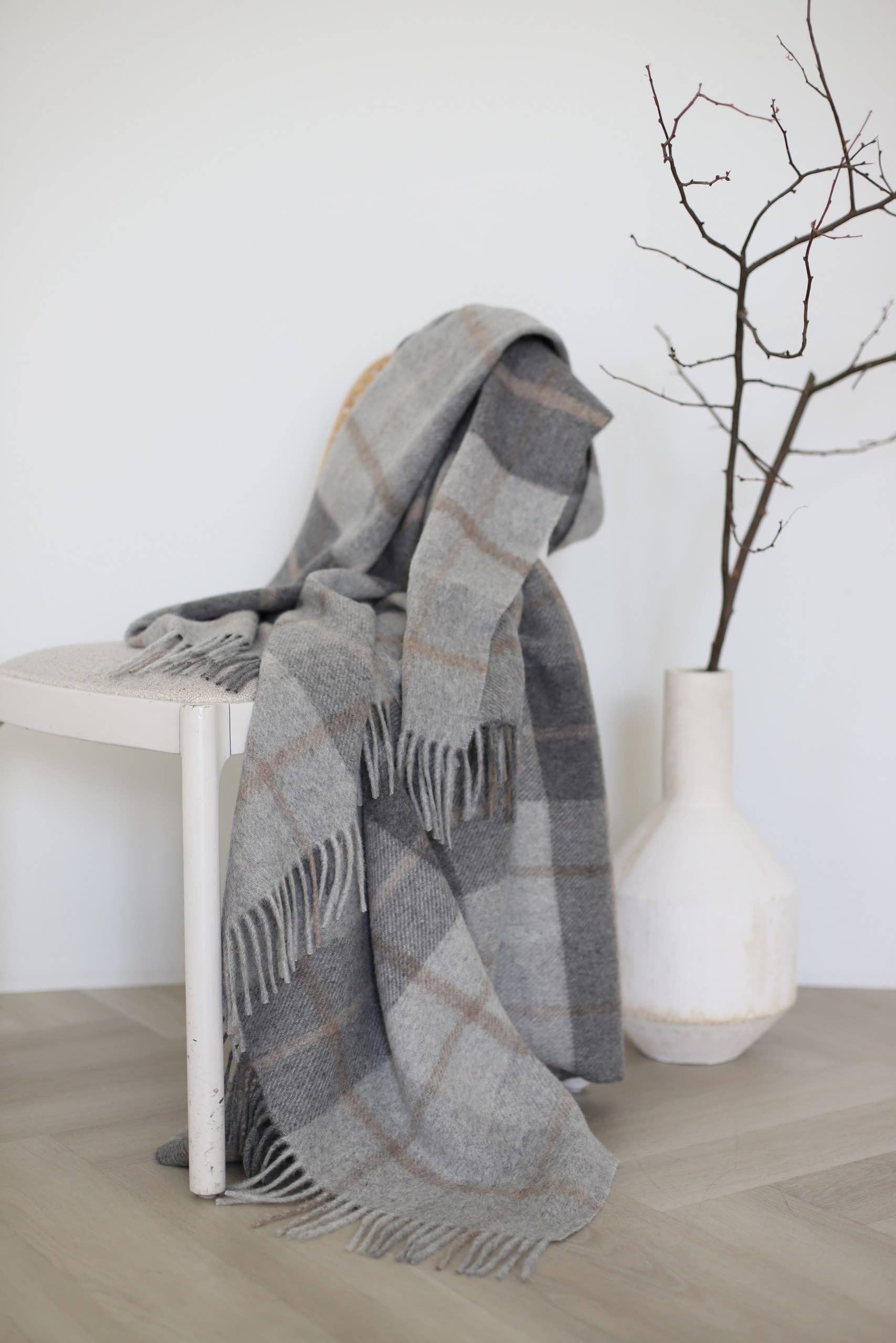 Inverness Alpaca & Wool Throw - Available in 3 Colors