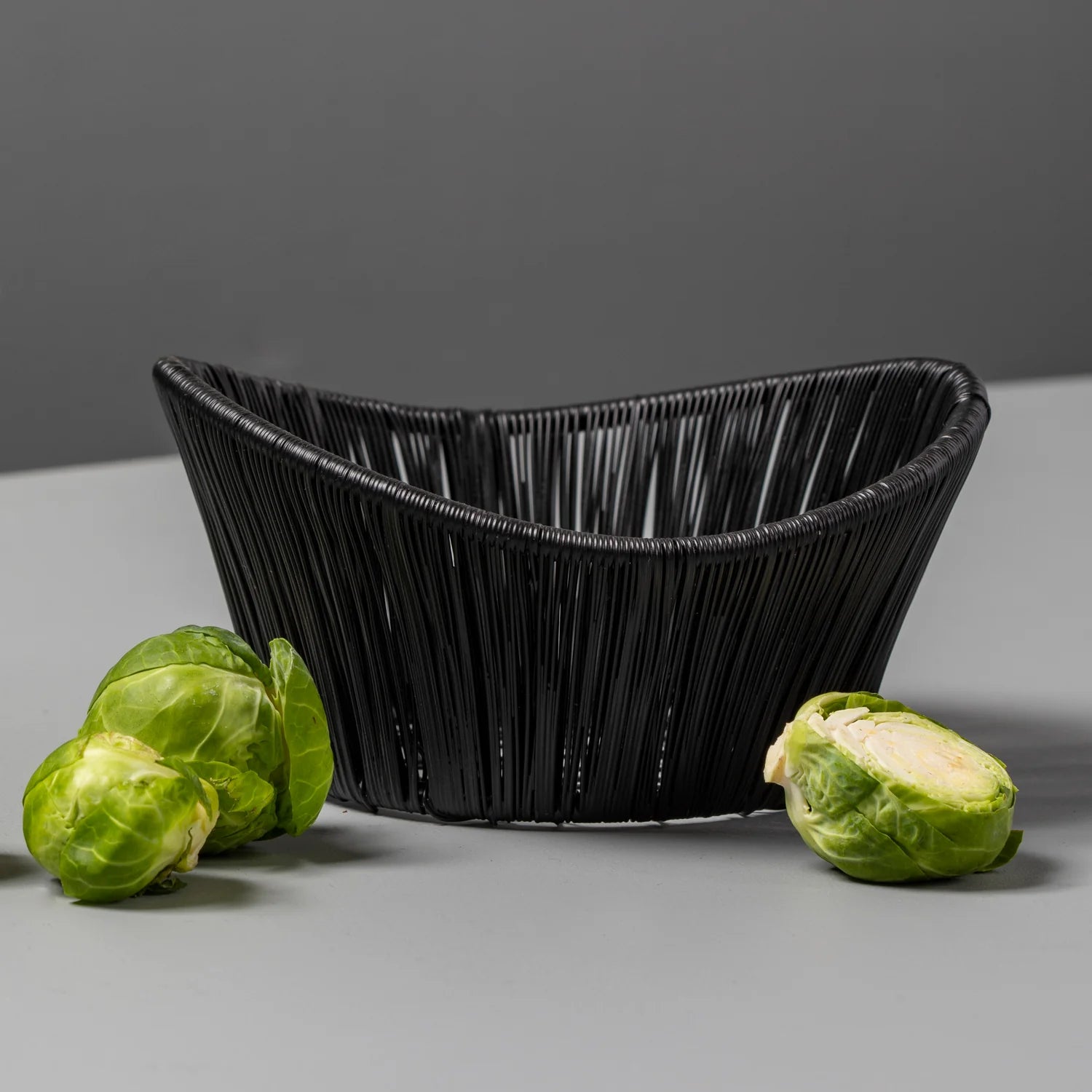 Black rhythm wire basket - small