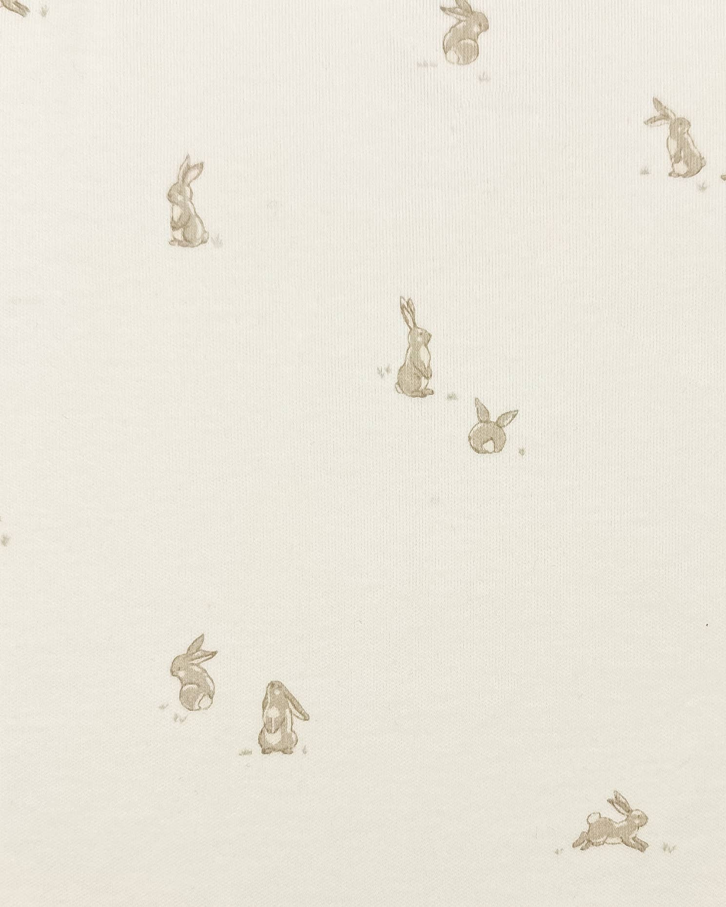 Peyton Zipper Sleeper - Bunny / Oat + Clay