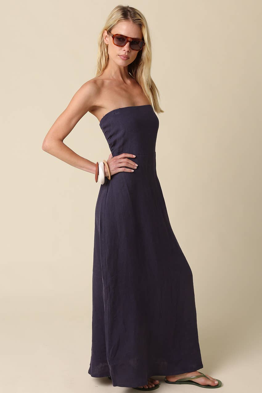 Irise Linen Maxi Dress