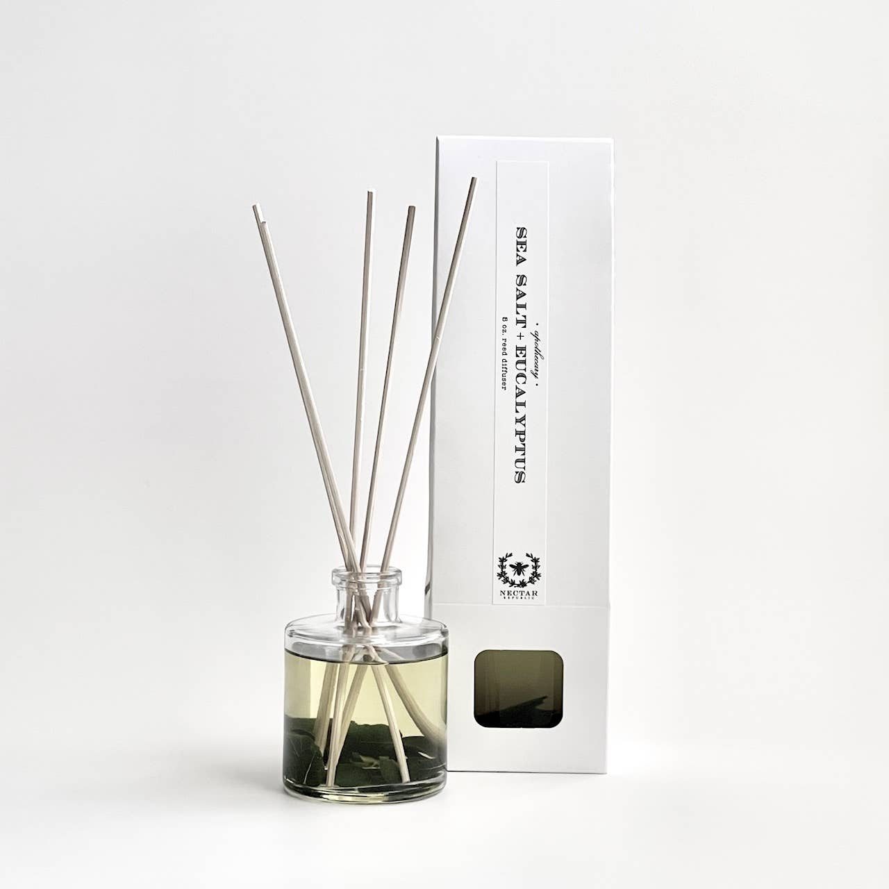 Sea Salt + Eucalyptus Reed Diffuser | summer garden