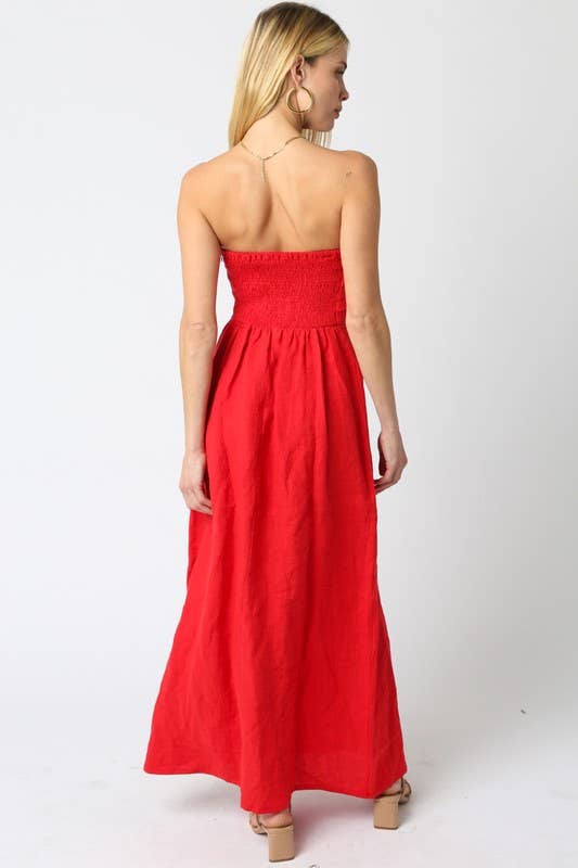 Irise Linen Maxi Dress