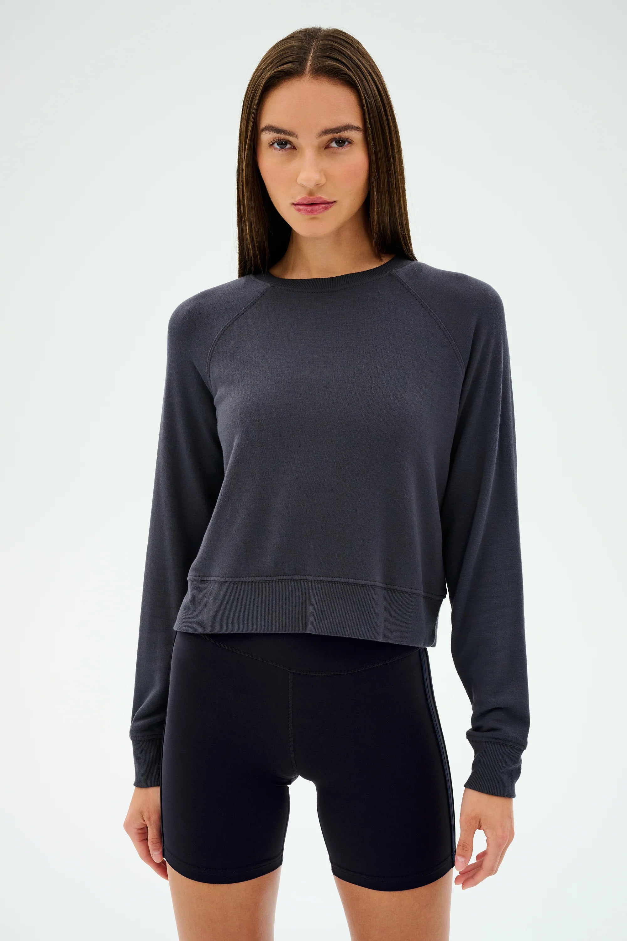 Brooks fleece long sleeve sweatshirt