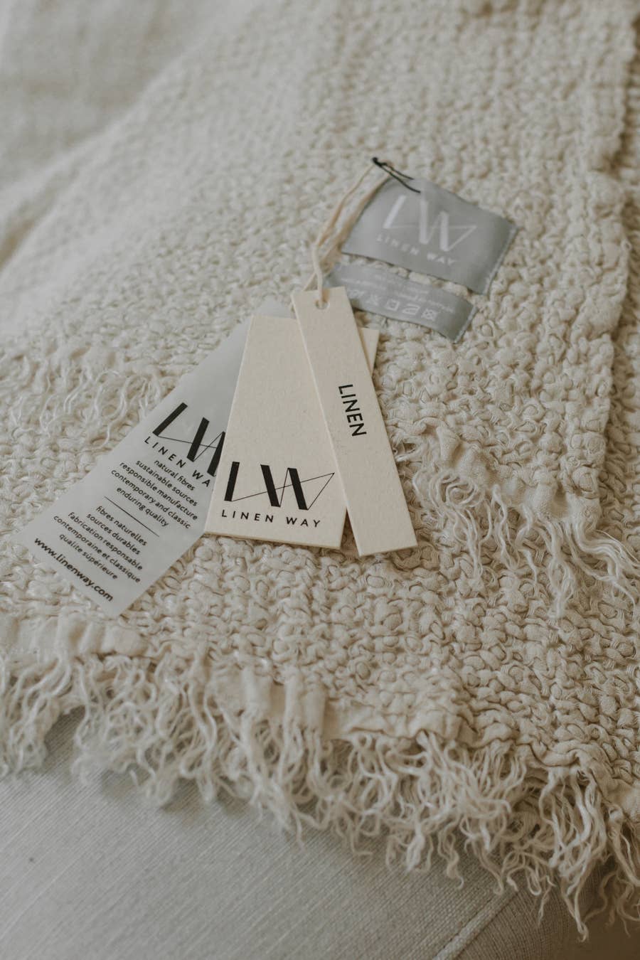 Nantucket Linen Throw - Available in 9 Colors
