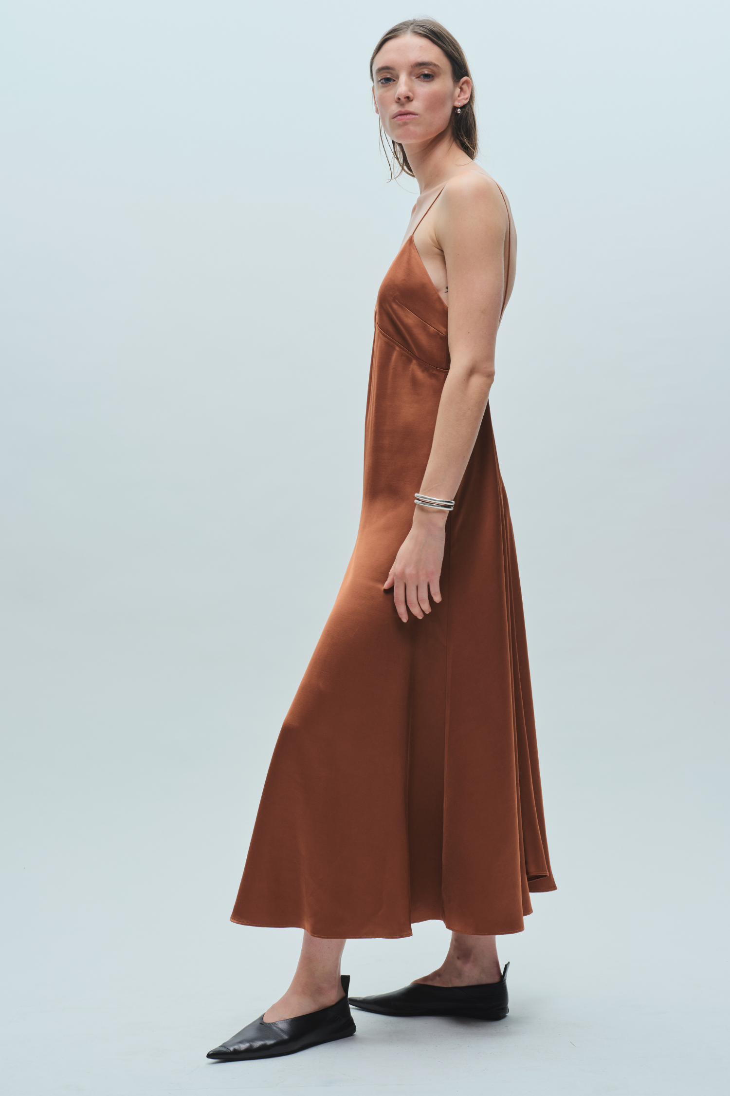 Fallon  Open Back Slip Dress