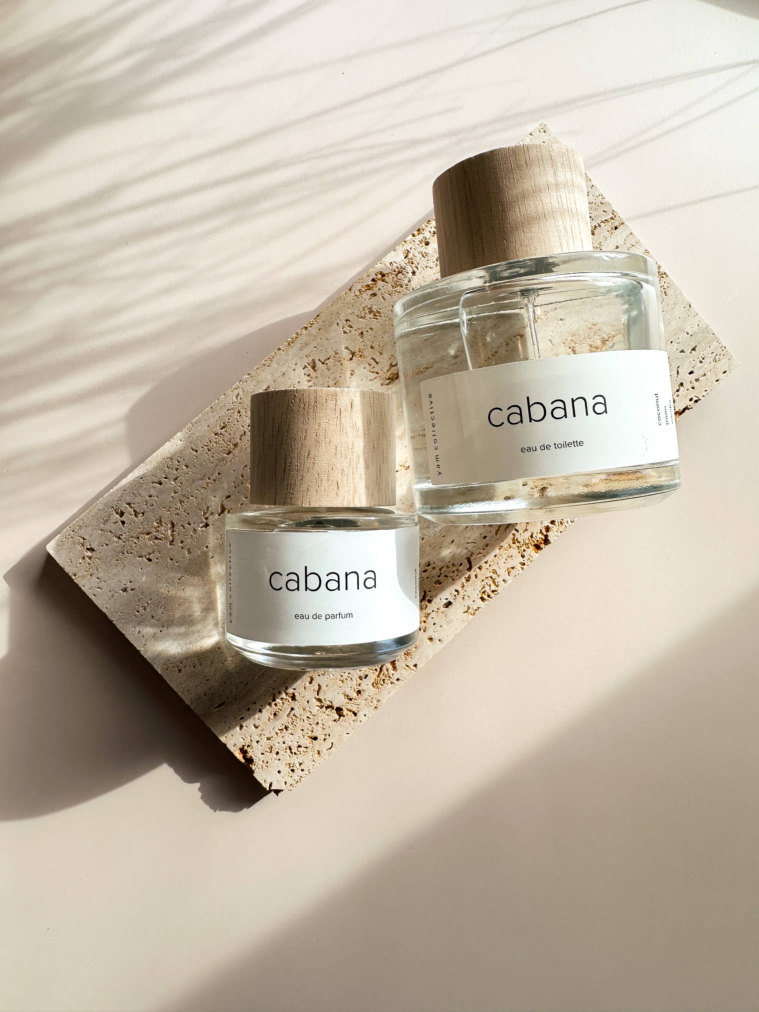 Eau de parfum: Cabana /vanilla, palm, coconut