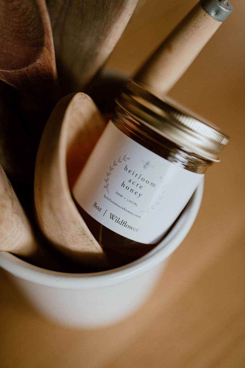Raw Wildflower Honey 8 oz