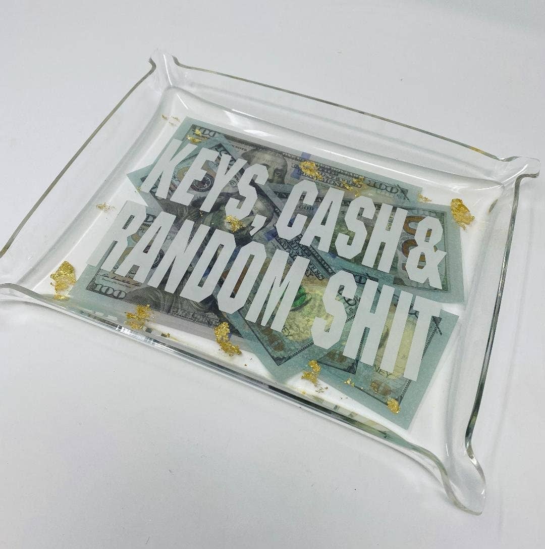 Keys and Random Shit Acrylic Tray
