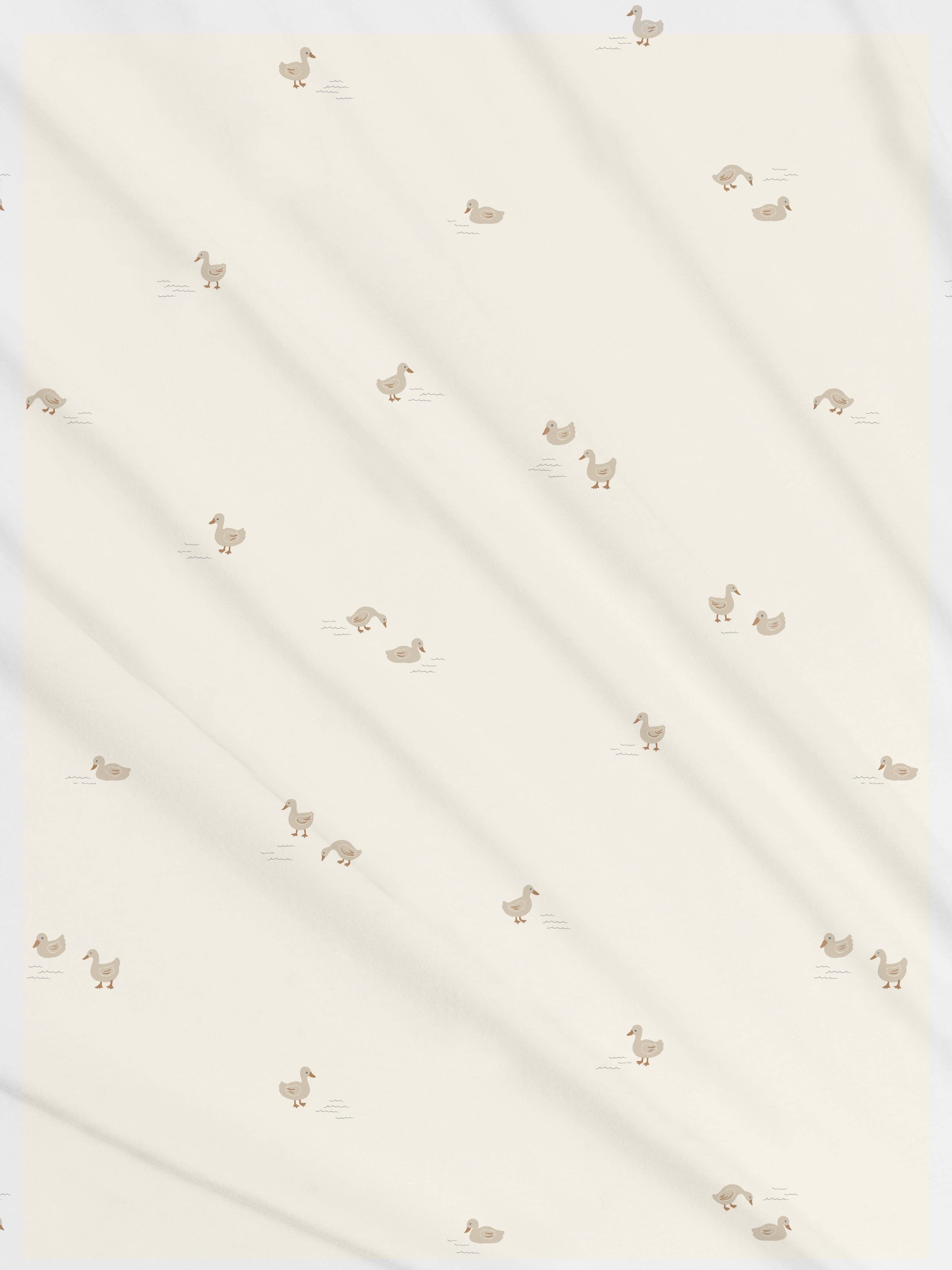 Swaddle Blanket - Duck / Oat + Chai