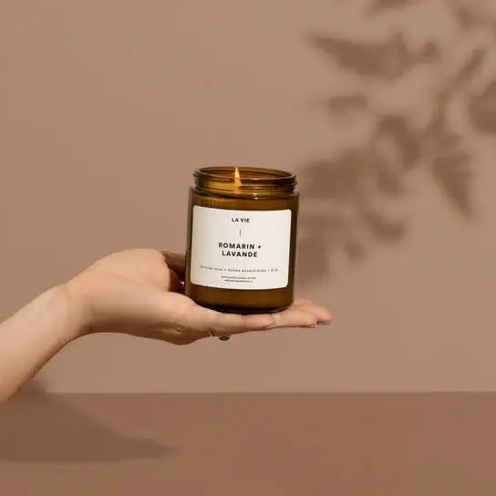 Rosemary Lavender Scented Candle