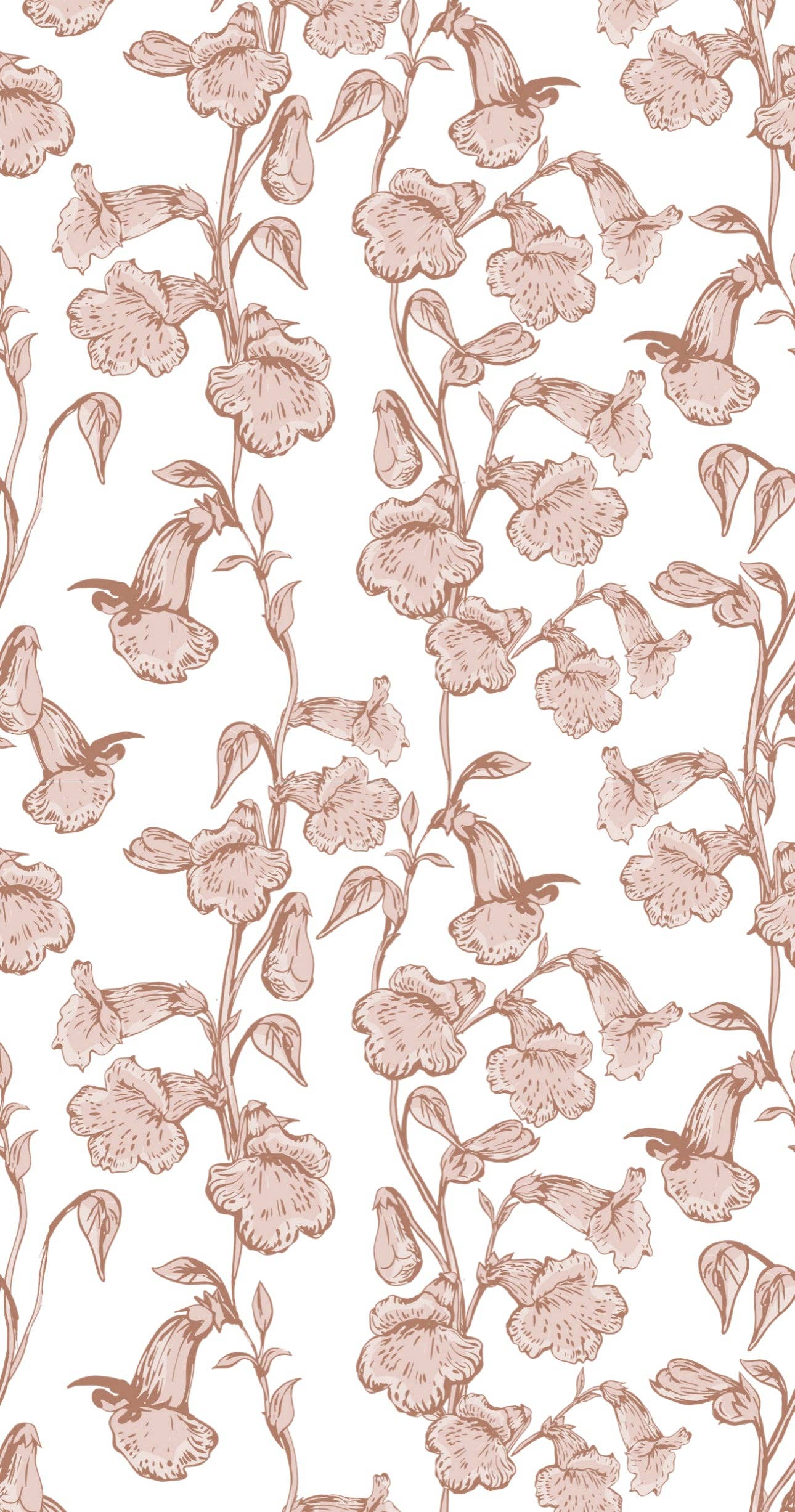 Soft Pink Blooms - Printed Guest Towel