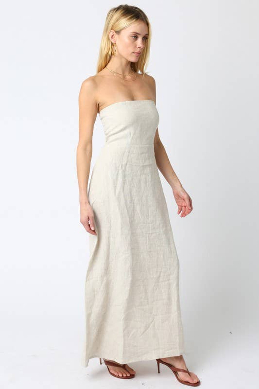 Irise Linen Maxi Dress