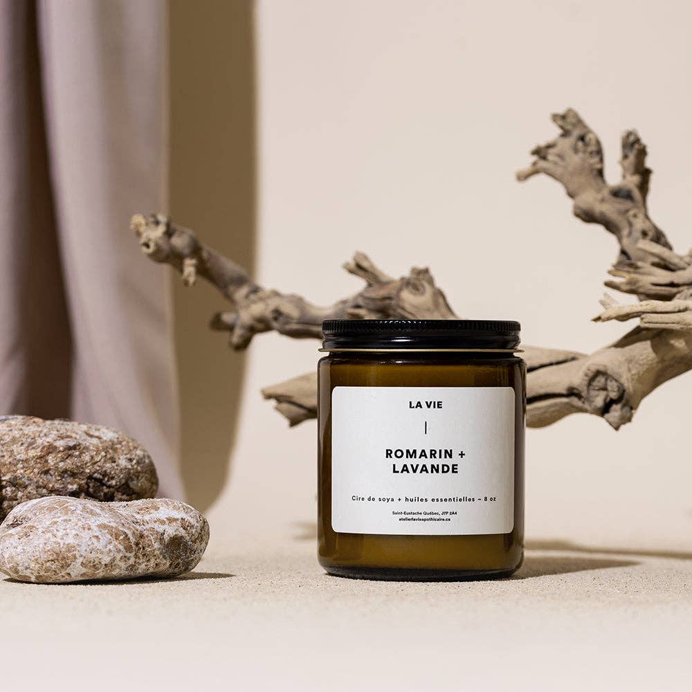 Rosemary Lavender Scented Candle