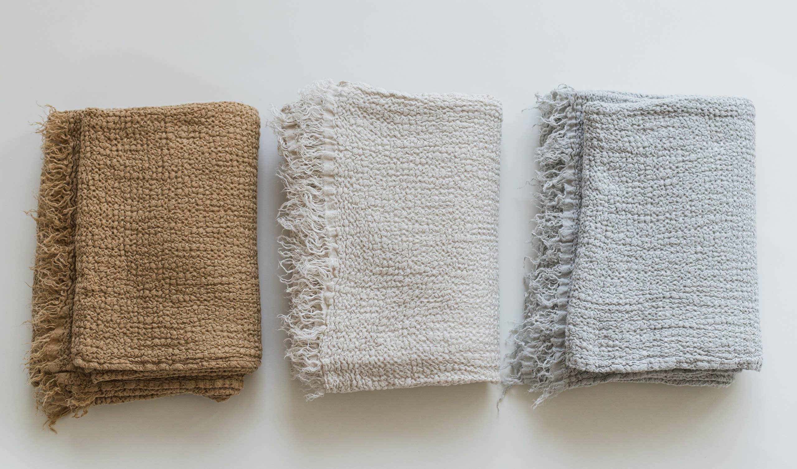 Nantucket Linen Throw - Available in 9 Colors