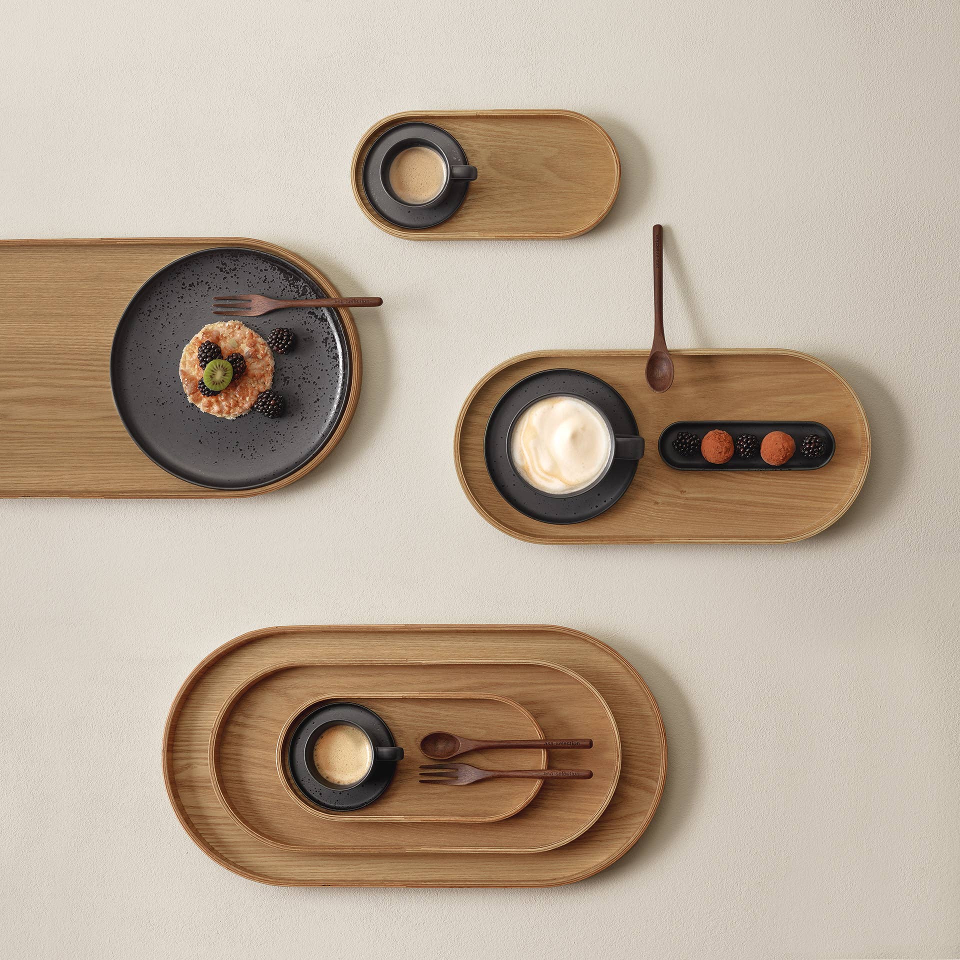 WOOD Oval Serving Trays (Large) *2-3 MO Lead Time
