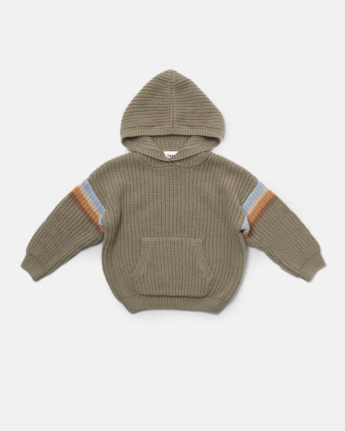 hooded sweater chunky