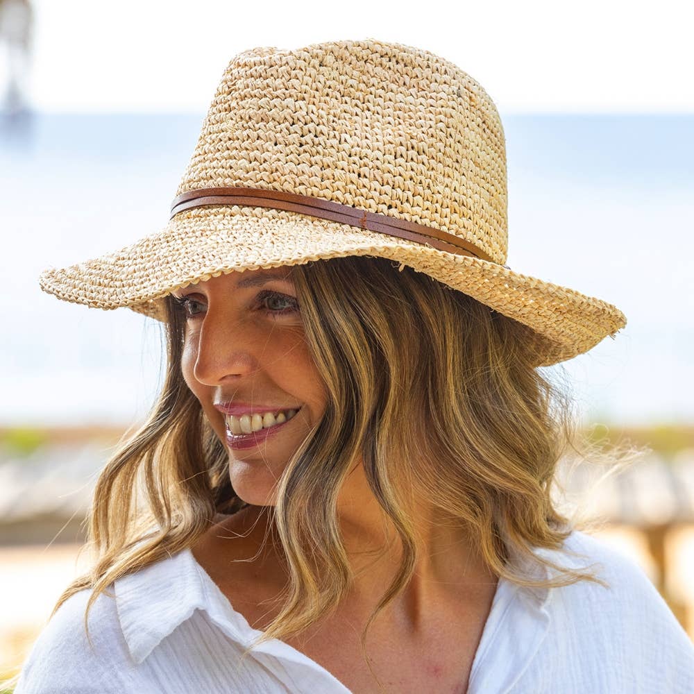 RAFFIA HAT