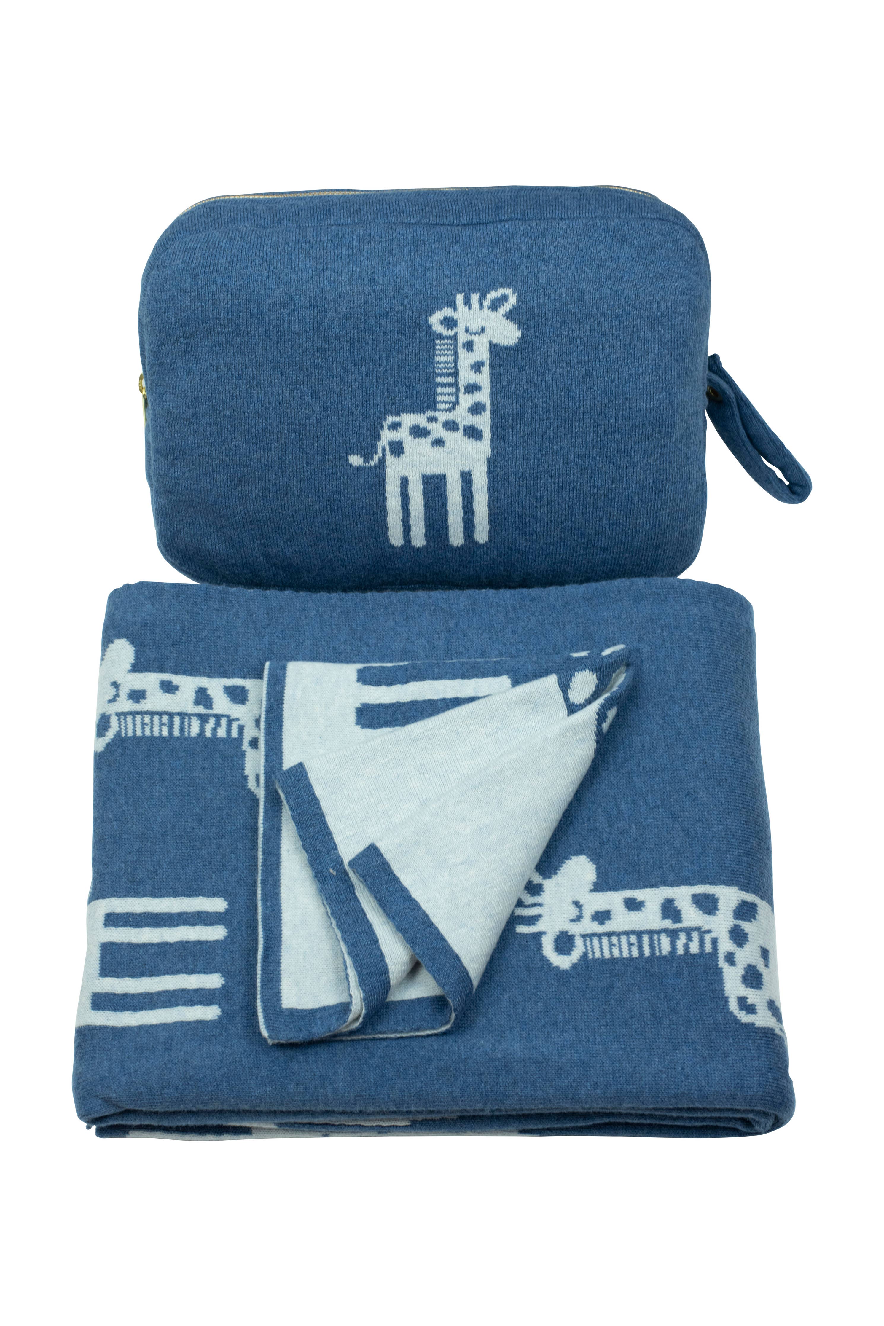 Giraffe - Marine/Sky Blue