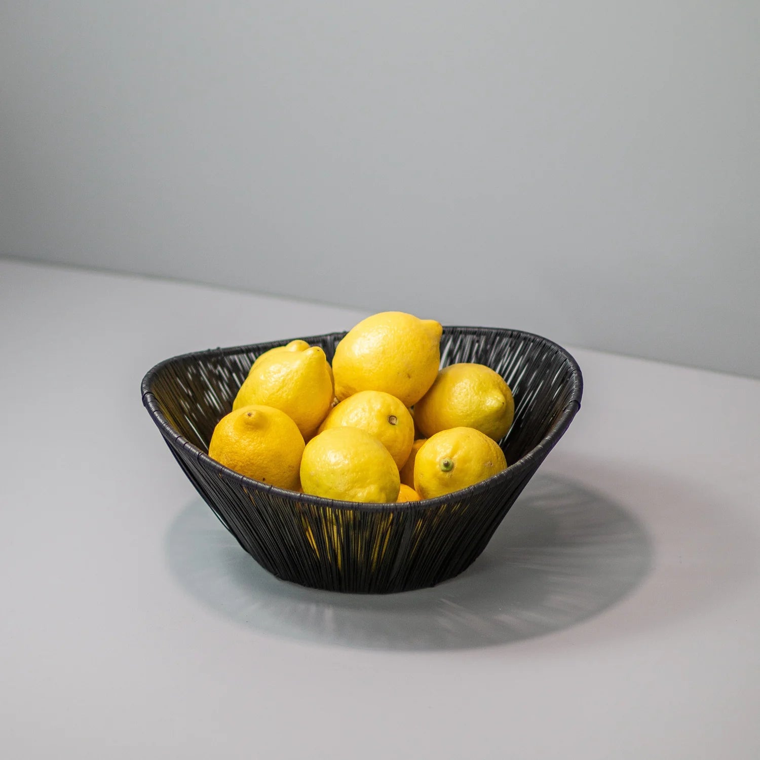Black rhythm wire basket