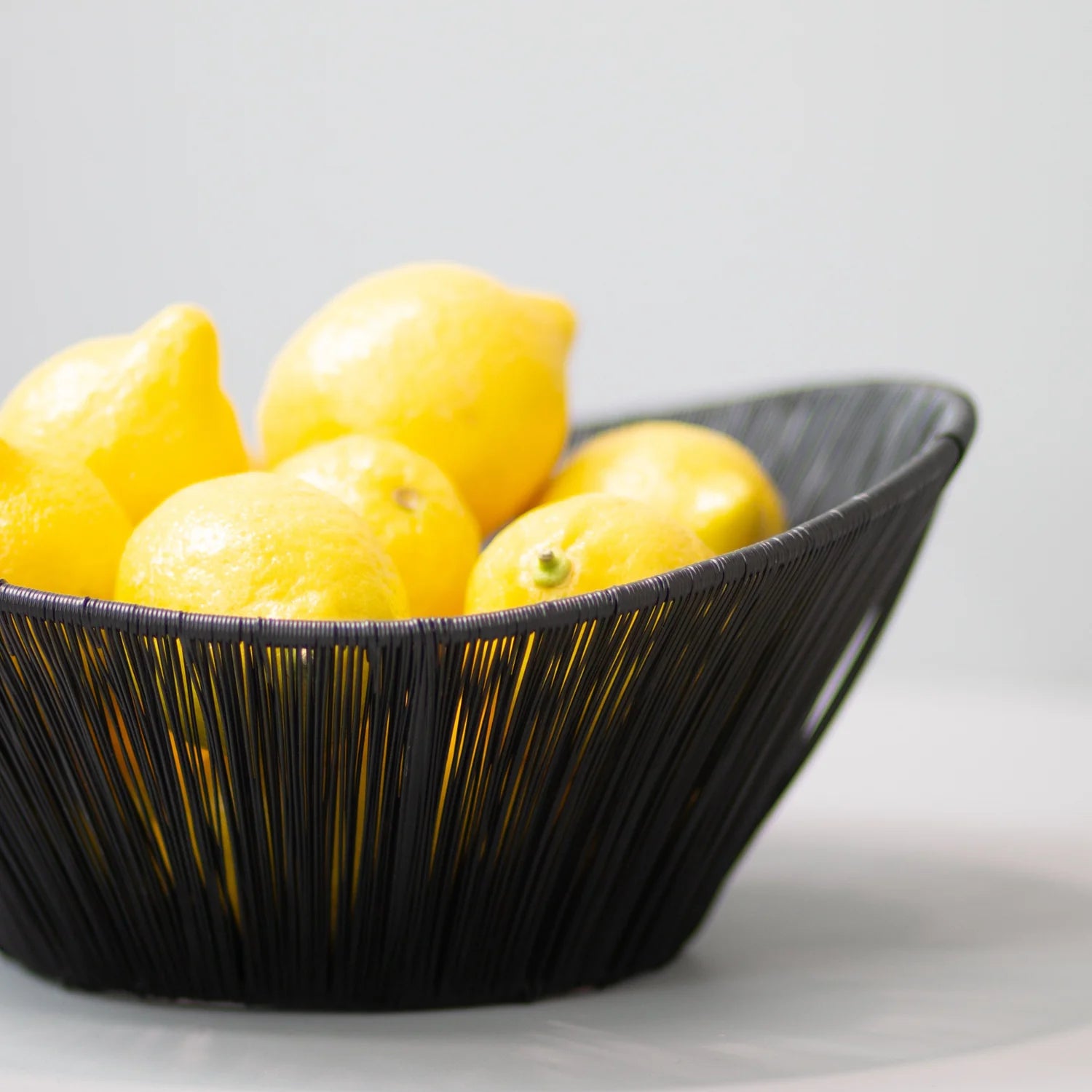 Black rhythm wire basket