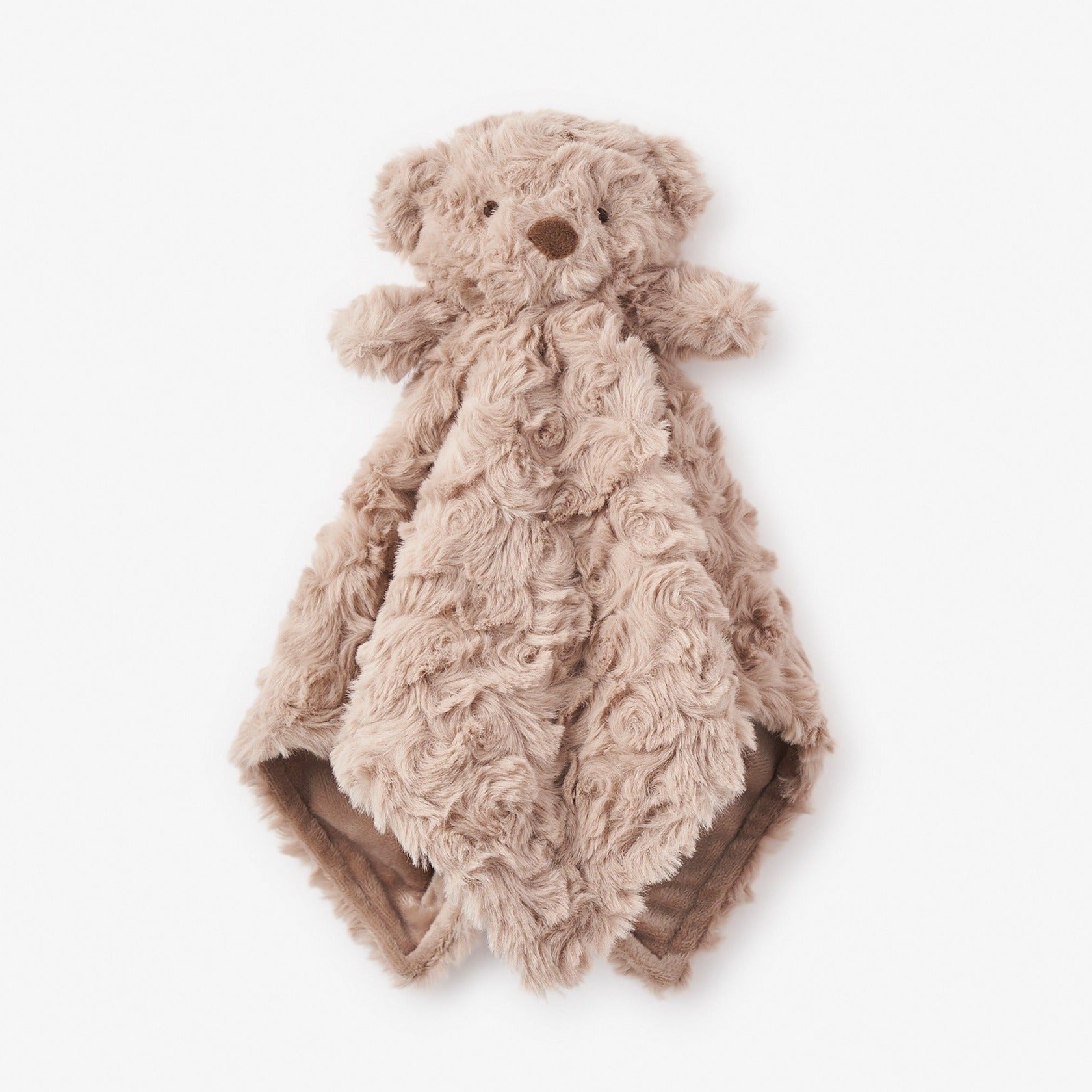PLUSH BEAR BABY SECURITY BLANKET