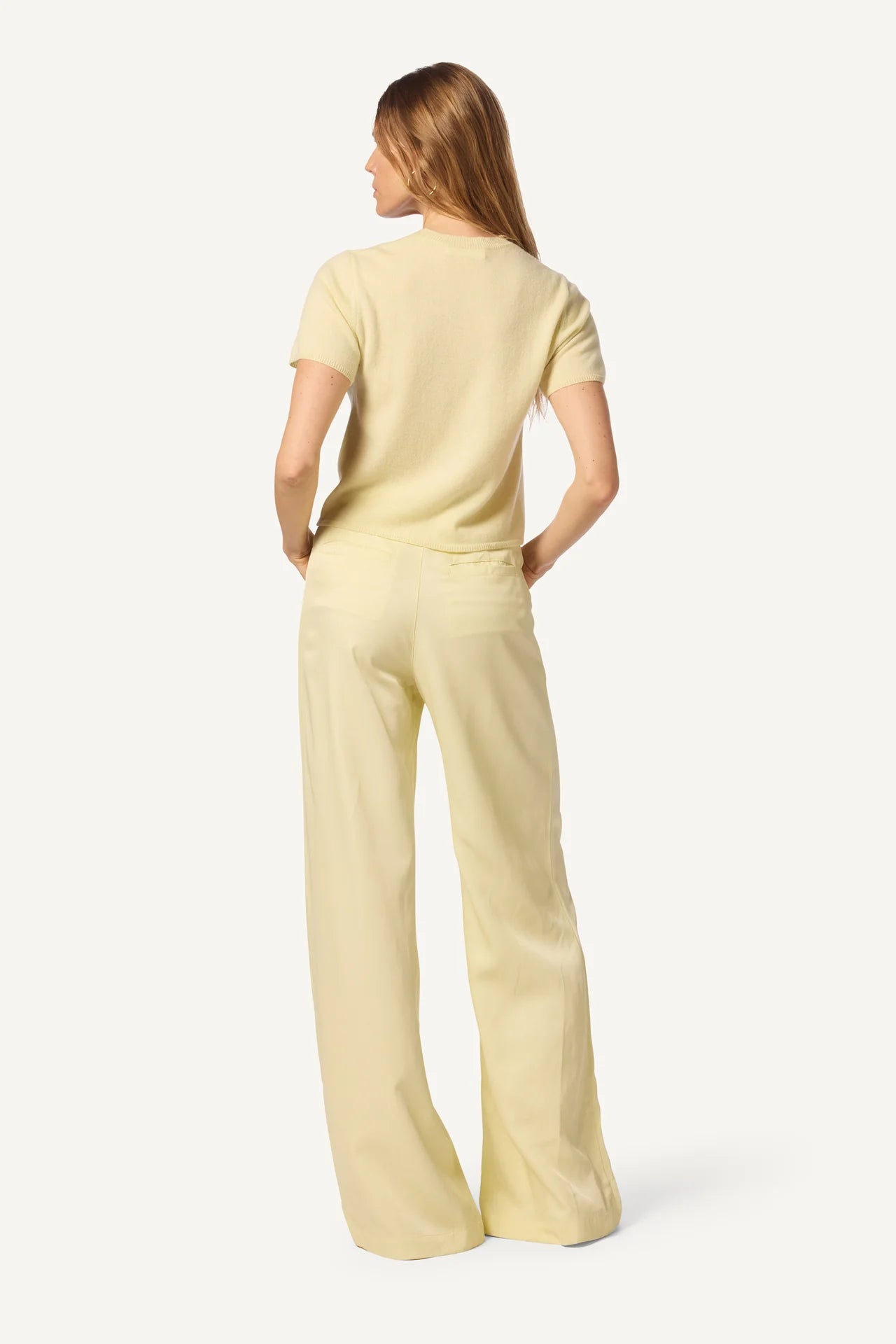 Charleston Relaxed short sleeve cashmere sweater