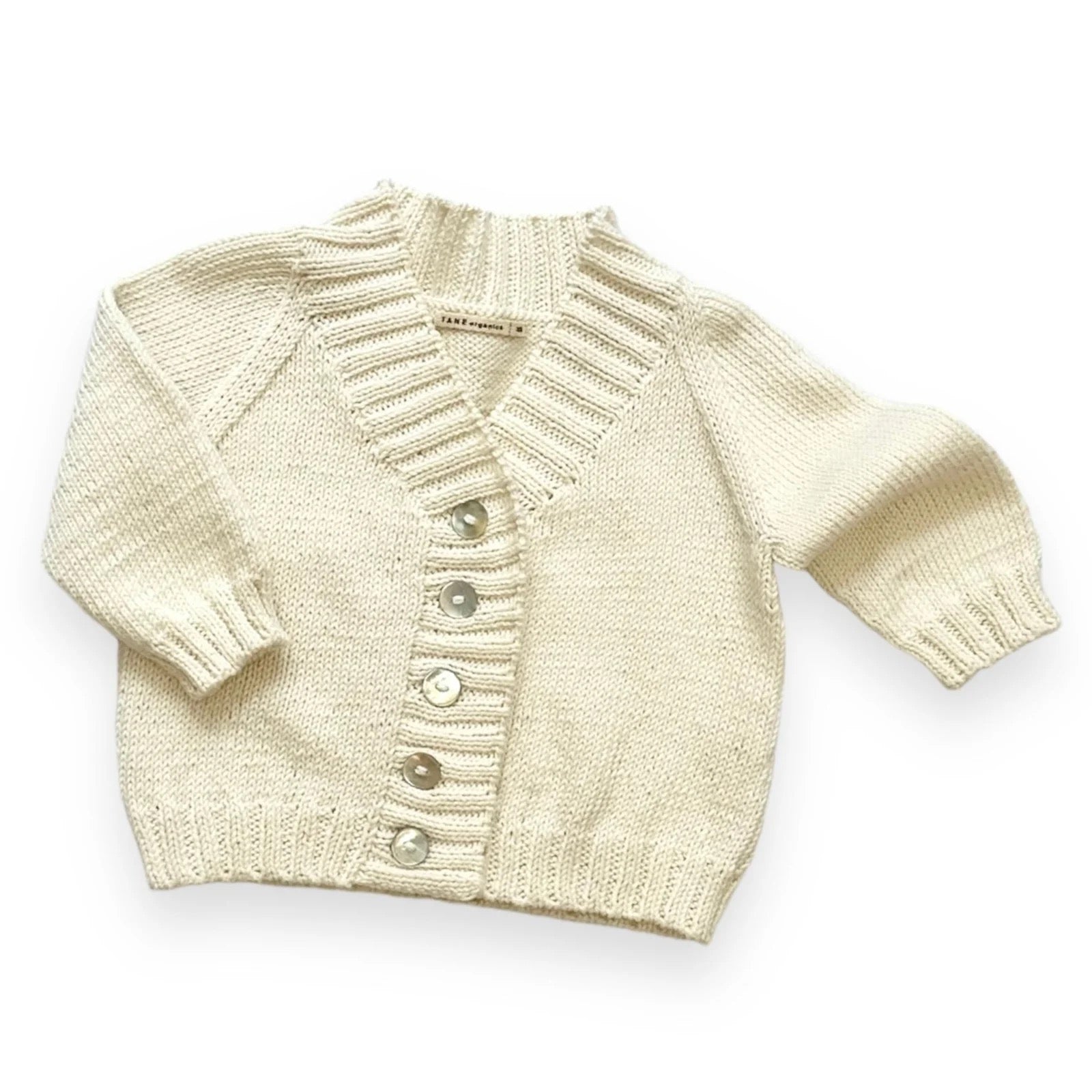 Hand Knit V neck Cardigan