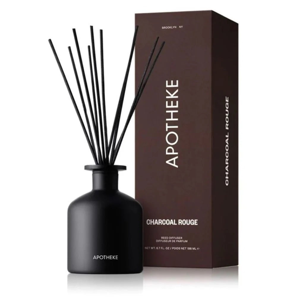charcoal rouge reed diffuser