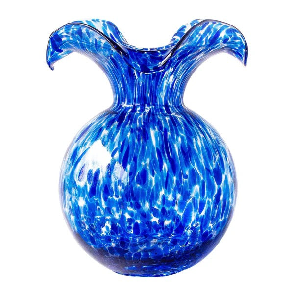 HIBISCUS FLUTED VASE