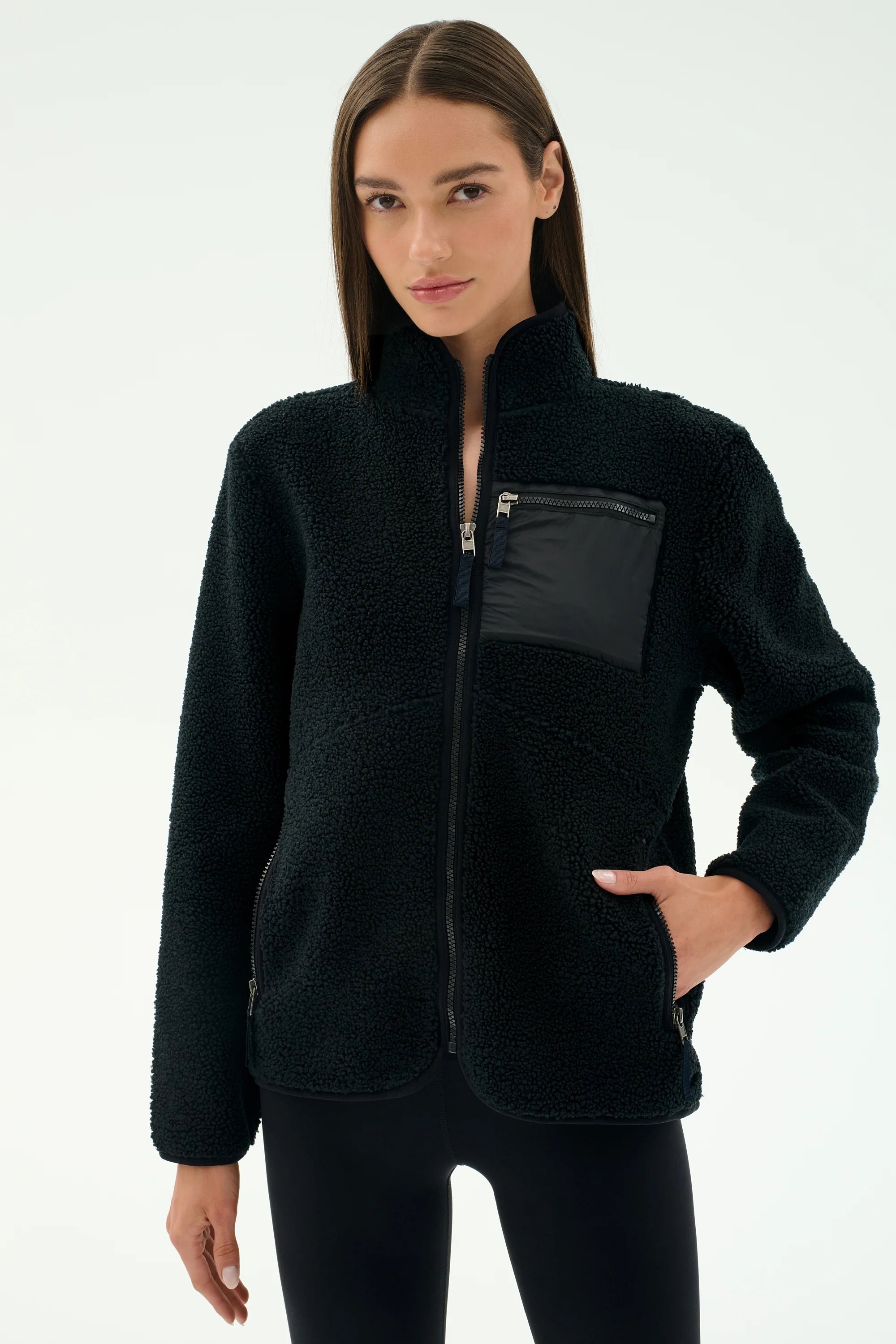 Harris Black Sherpa jacket