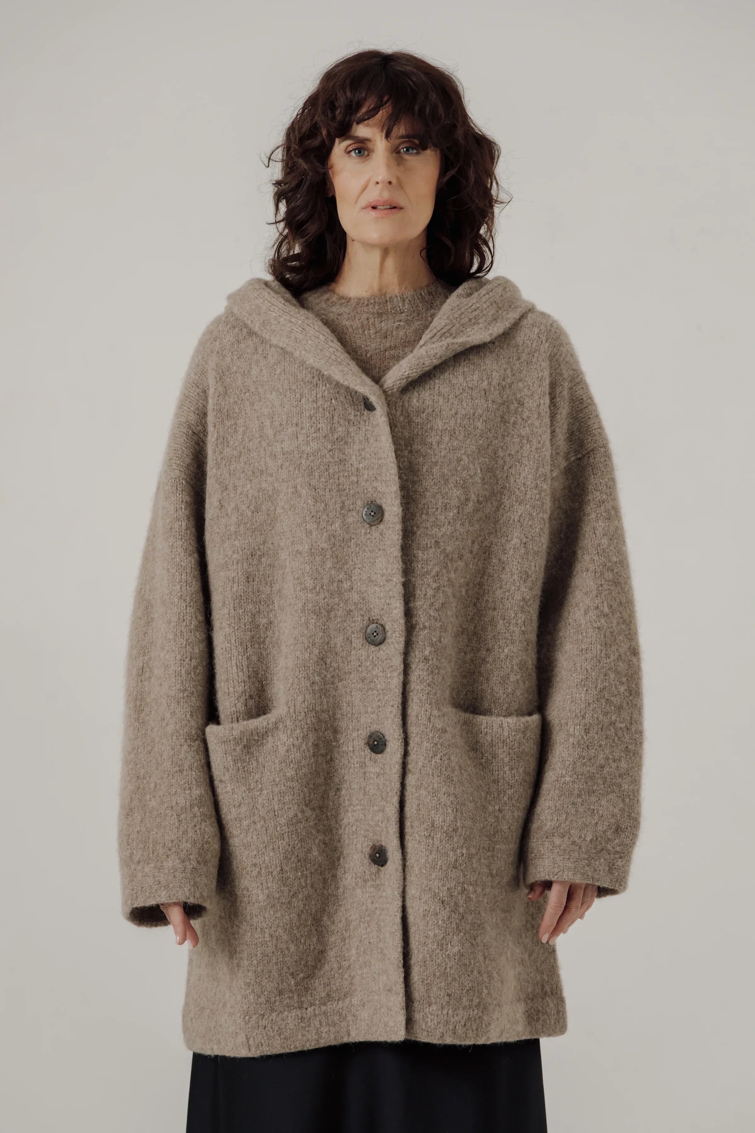 Nook Alpaca Knit Coat