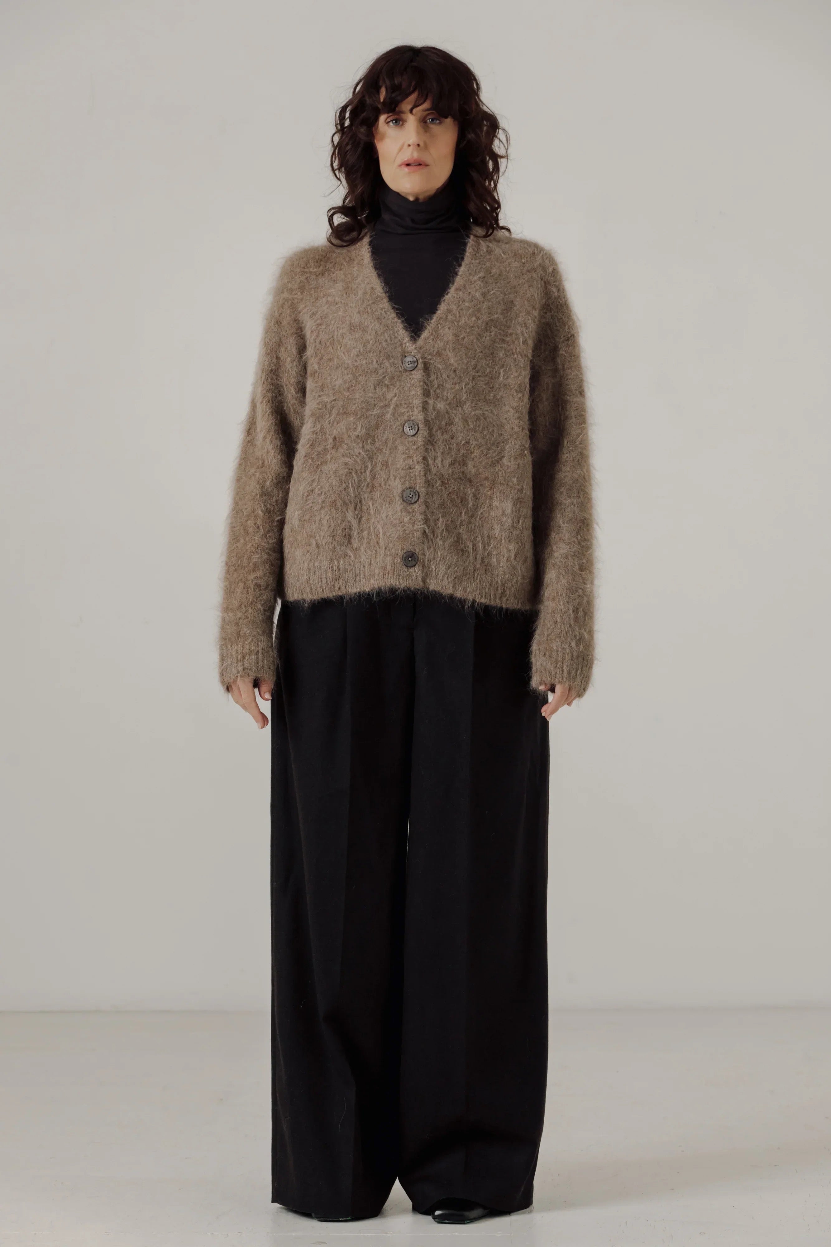 Suri Alpaca Cardigan