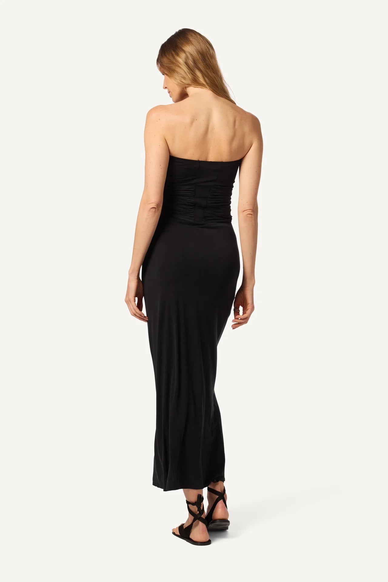 Elle Draped Strapless Dress