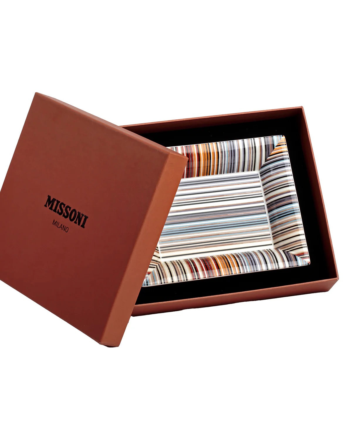 striped tray
