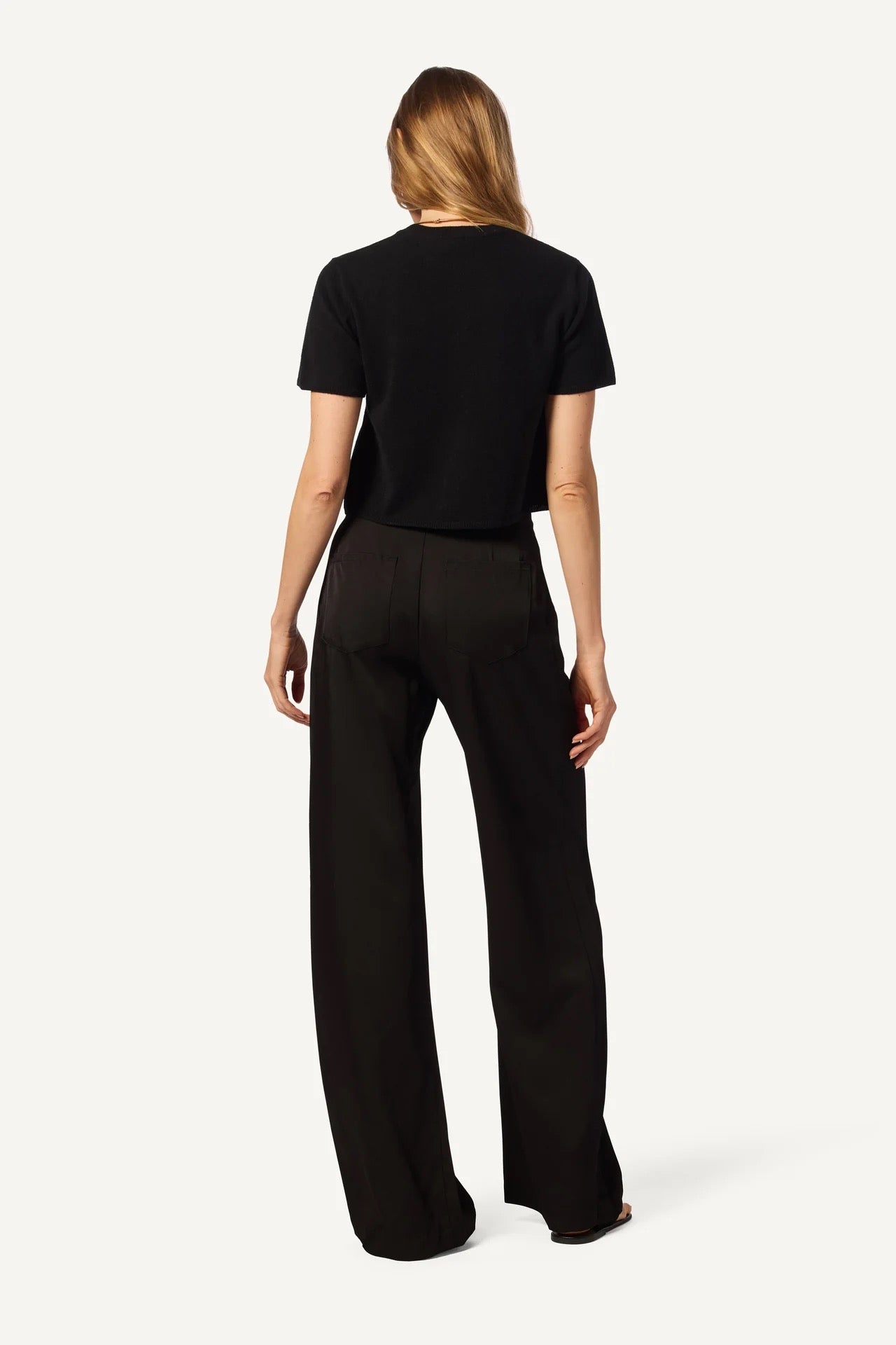 Charleston Relaxed short sleeve cashmere sweater