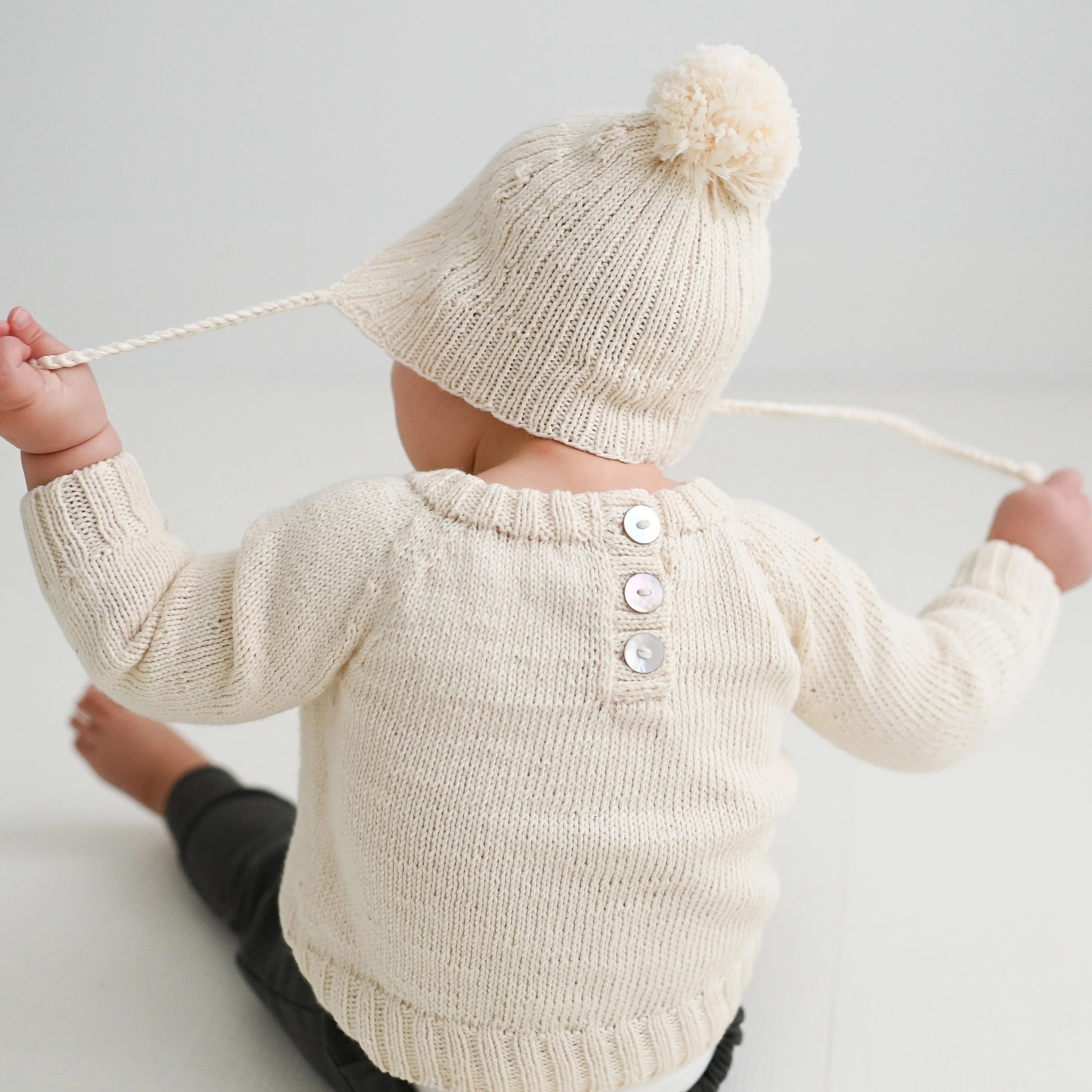 Hand Knit Raglan Pullover