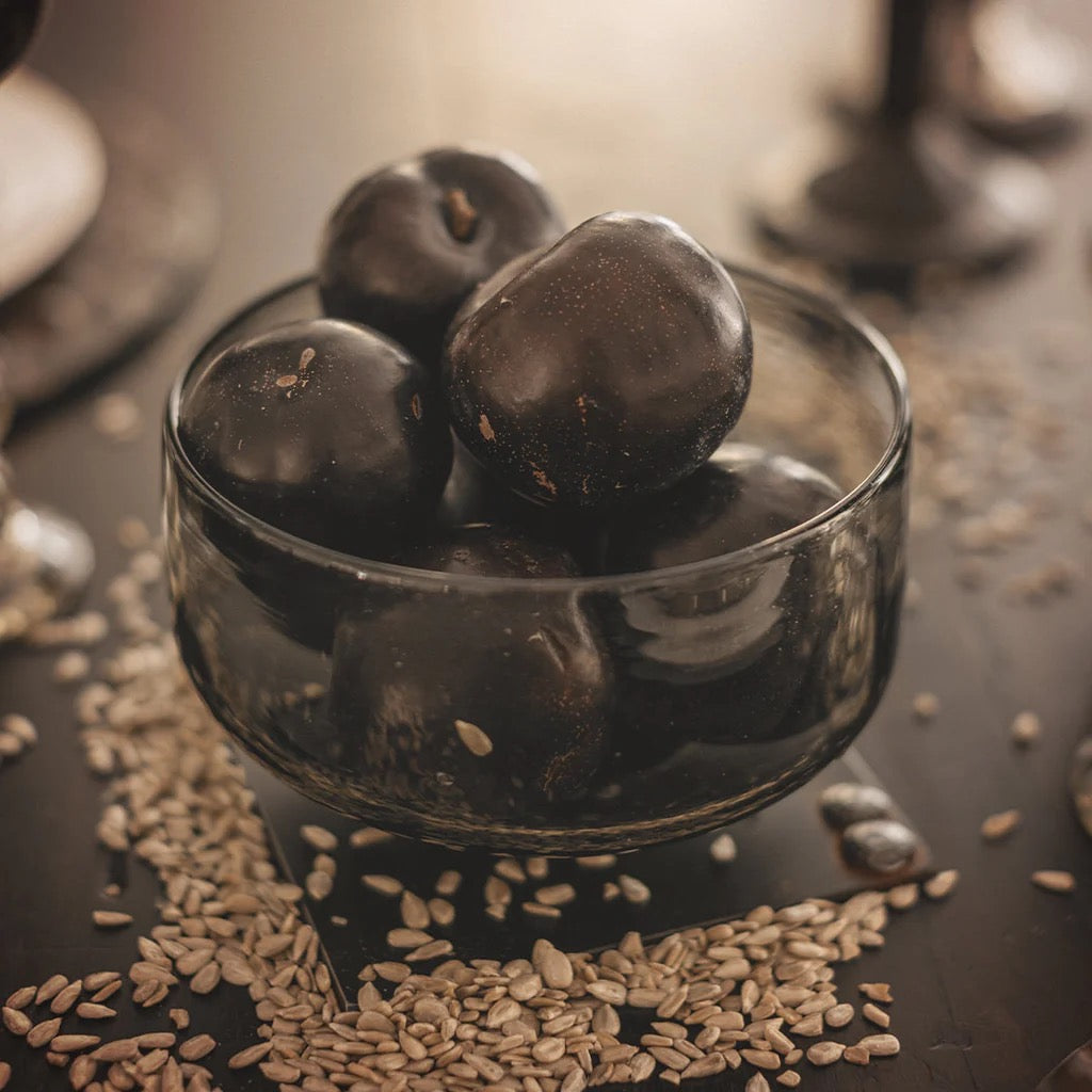 Papcita noche bowl on iron stand
