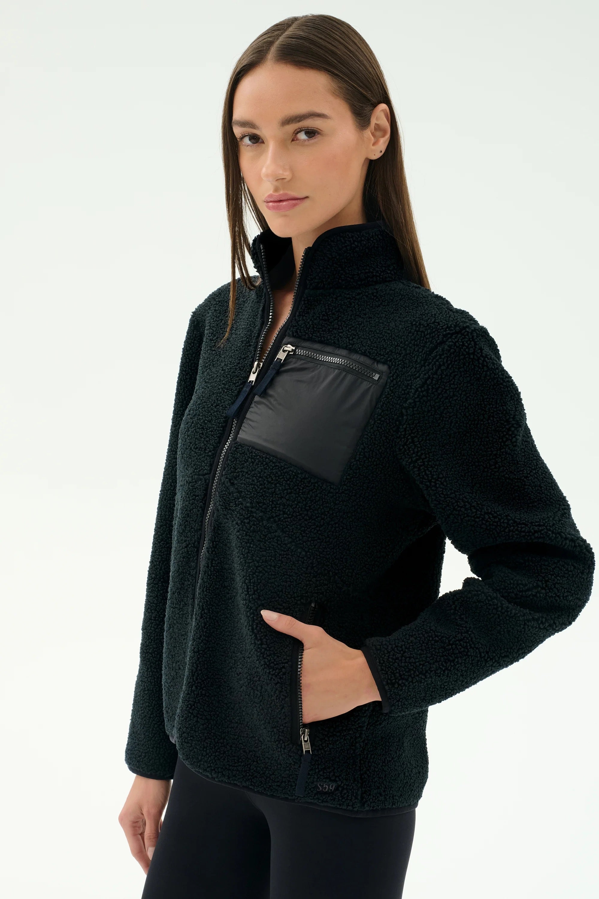 Harris Black Sherpa jacket