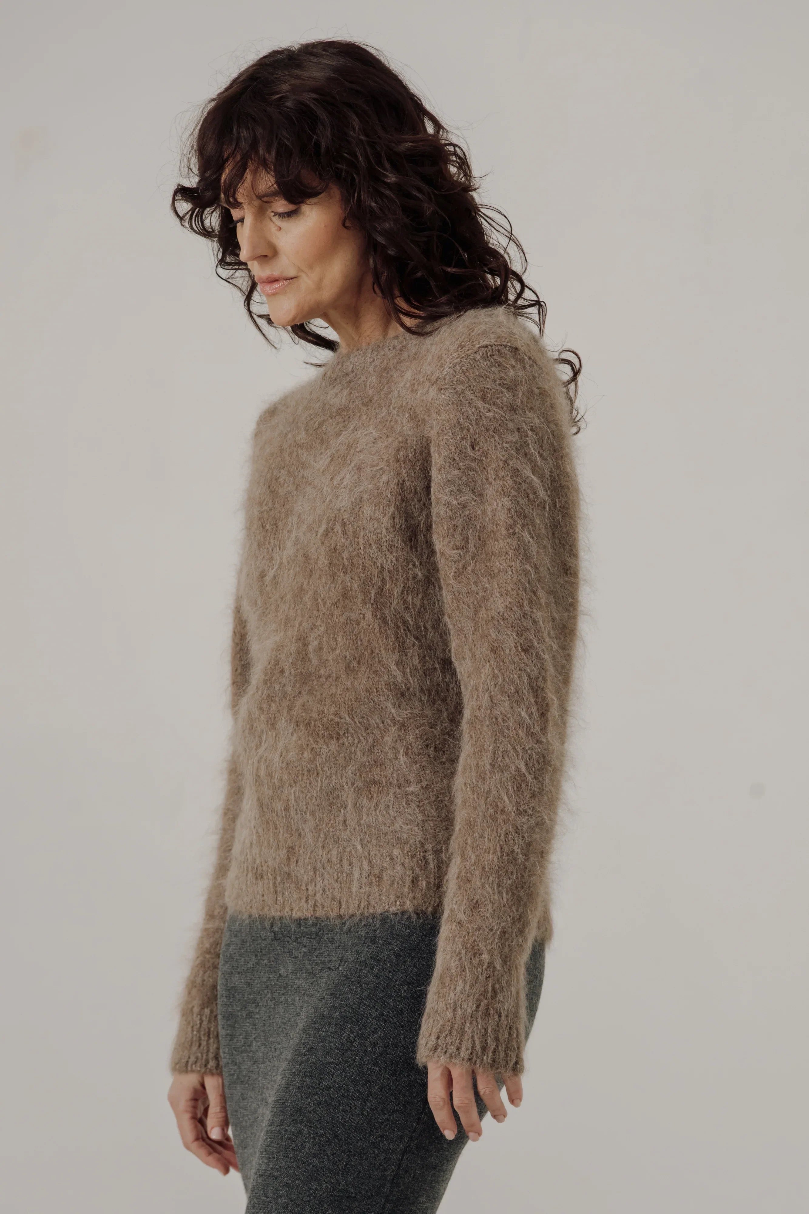 Suri Alpaca Crewneck