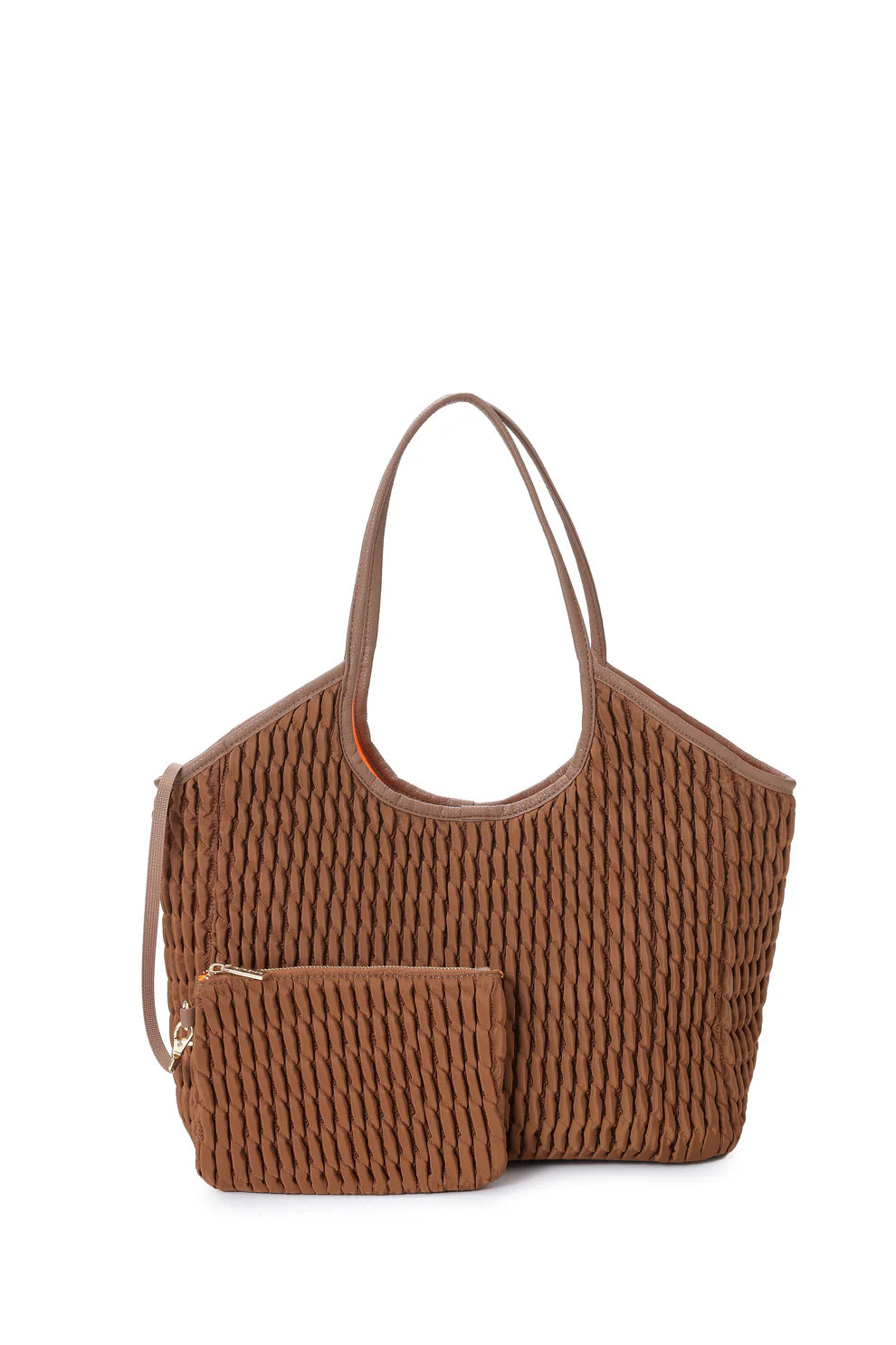 large puff tote bag