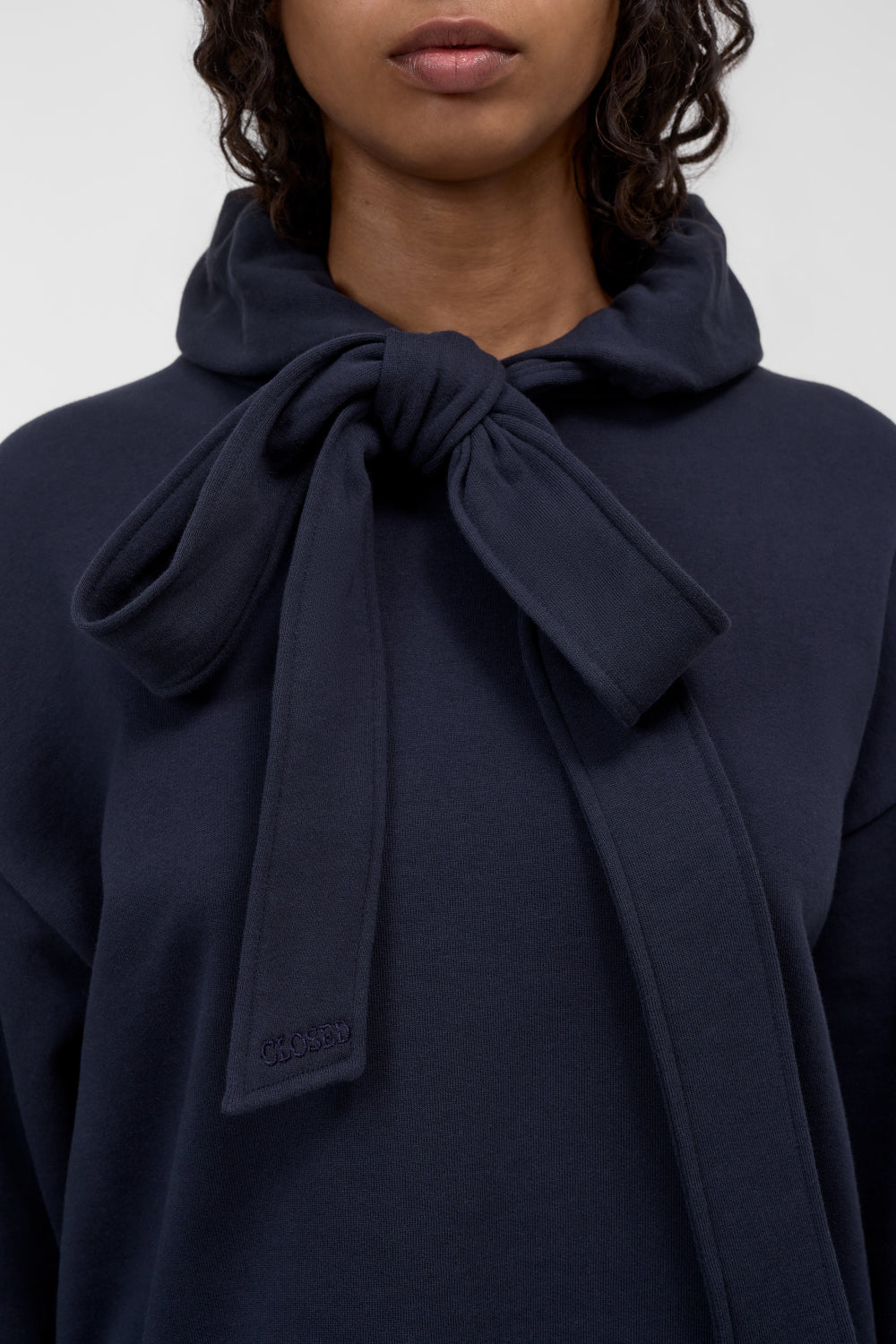 Bow tie hoodie