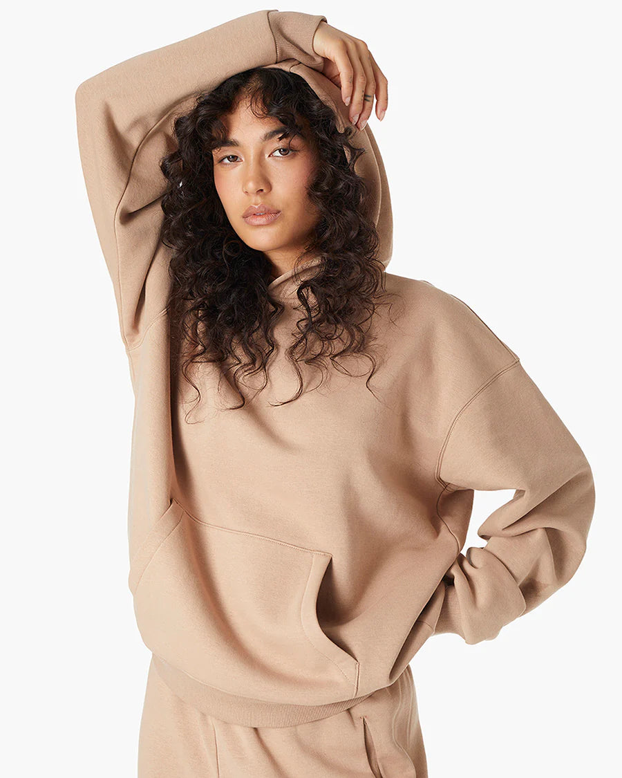 Fleece Drop Shoulder Hoodie
